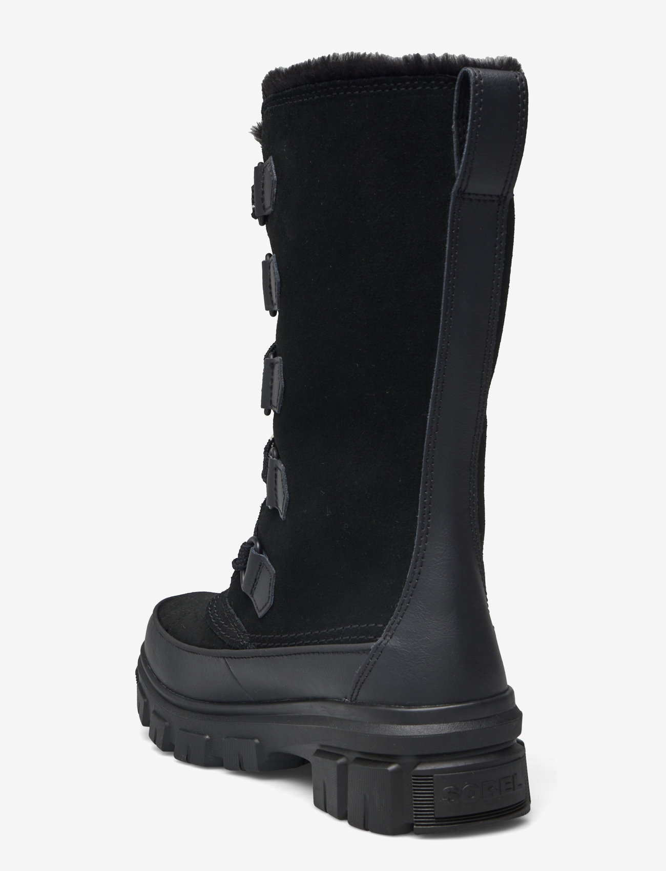 Sorel - TORINO V TALL WP - damen - black, natural - 3