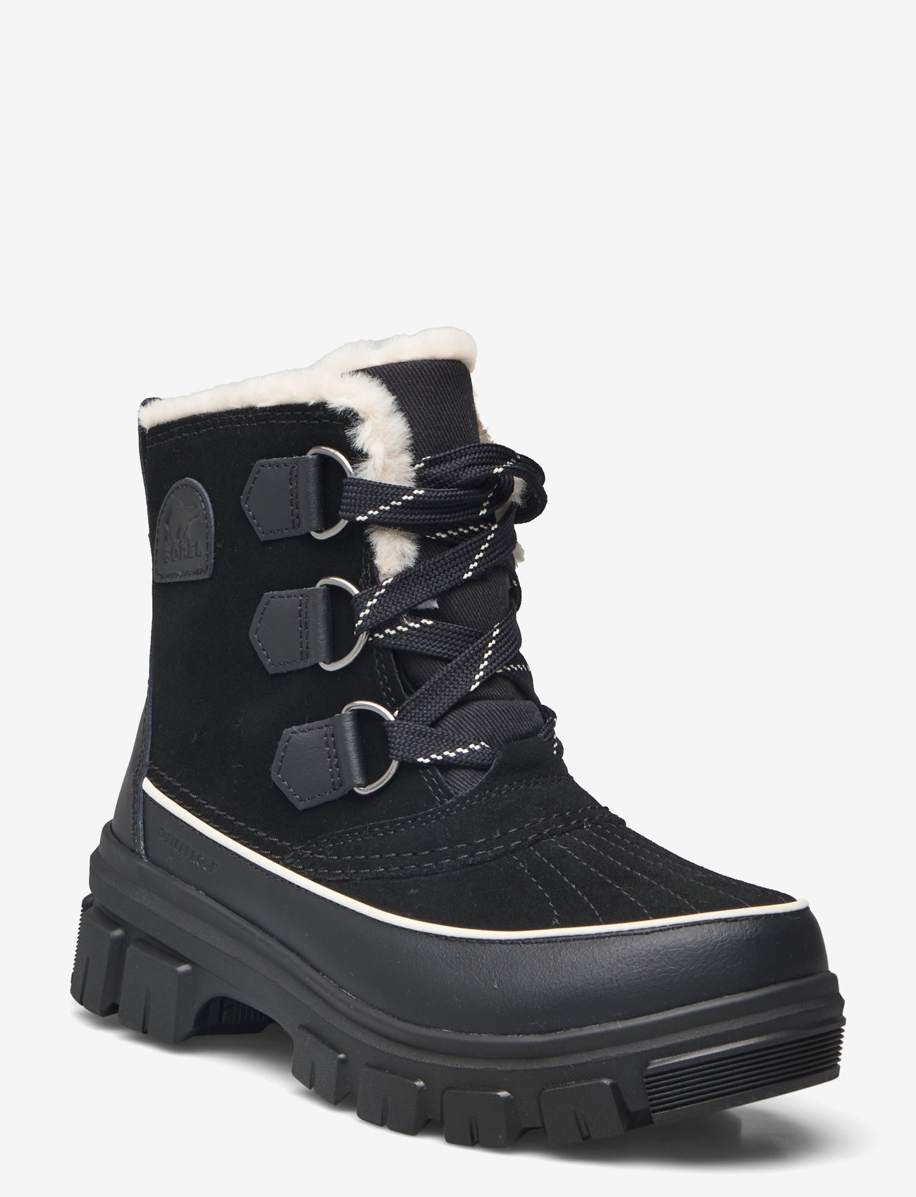 Sorel - TORINO V WP - geschnürte stiefel - black, fawn - 0