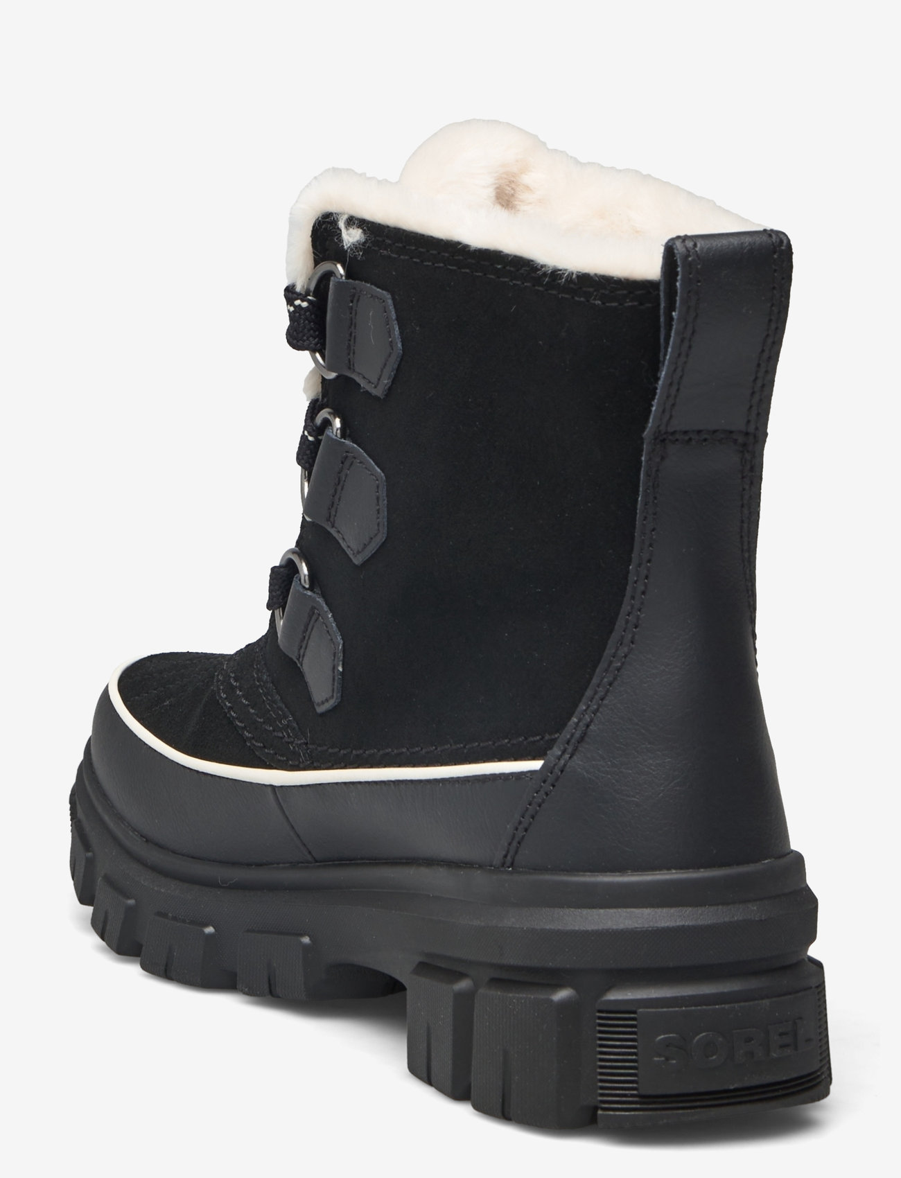 Sorel - TORINO V WP - geschnürte stiefel - black, fawn - 2