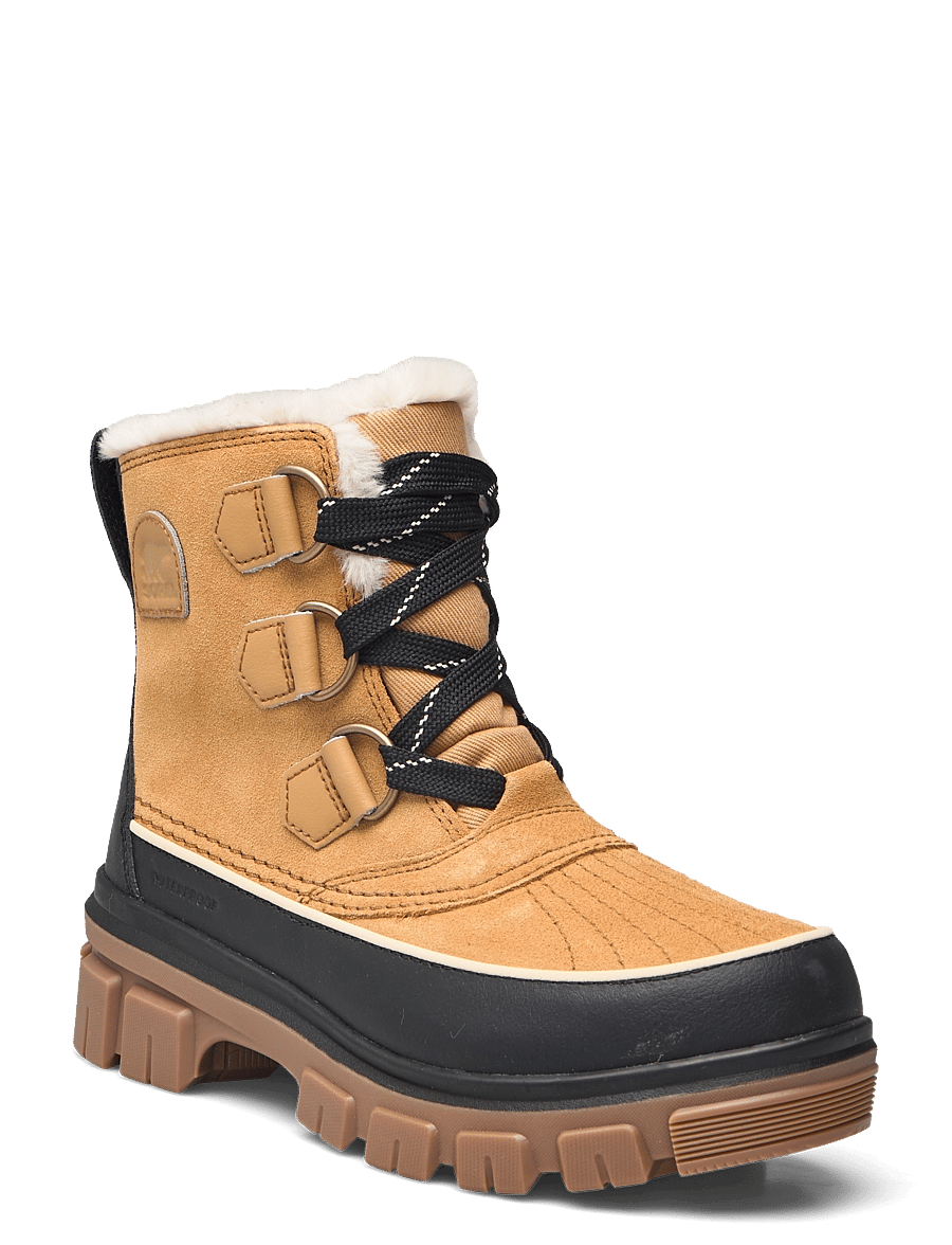 Sorel - TORINO V WP - geschnürte stiefel - curry, black - 0