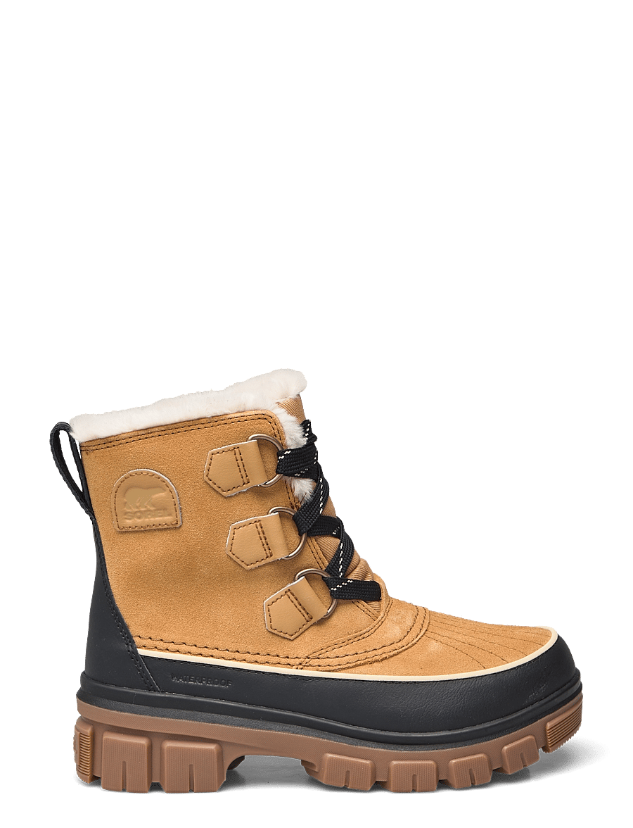 Sorel - TORINO V WP - geschnürte stiefel - curry, black - 1