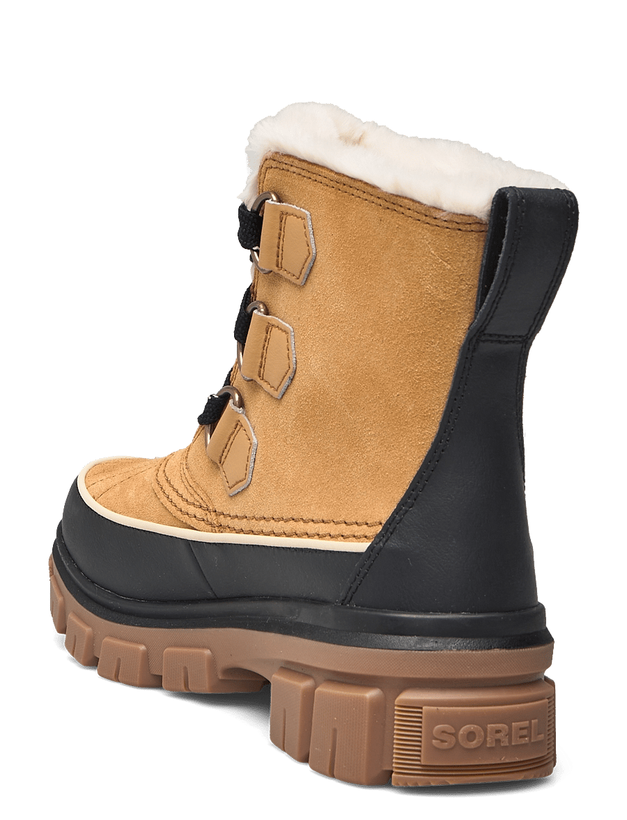 Sorel - TORINO V WP - geschnürte stiefel - curry, black - 2
