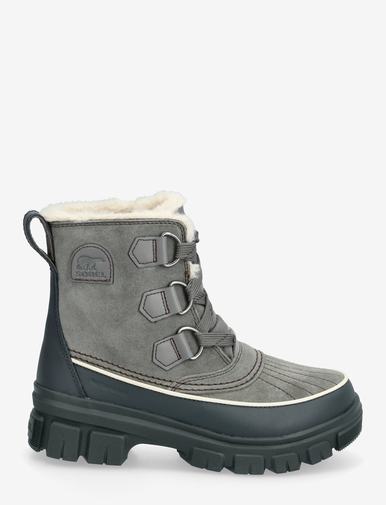 Sorel - TORINO V WP - geschnürte stiefel - quarry, grill - 1