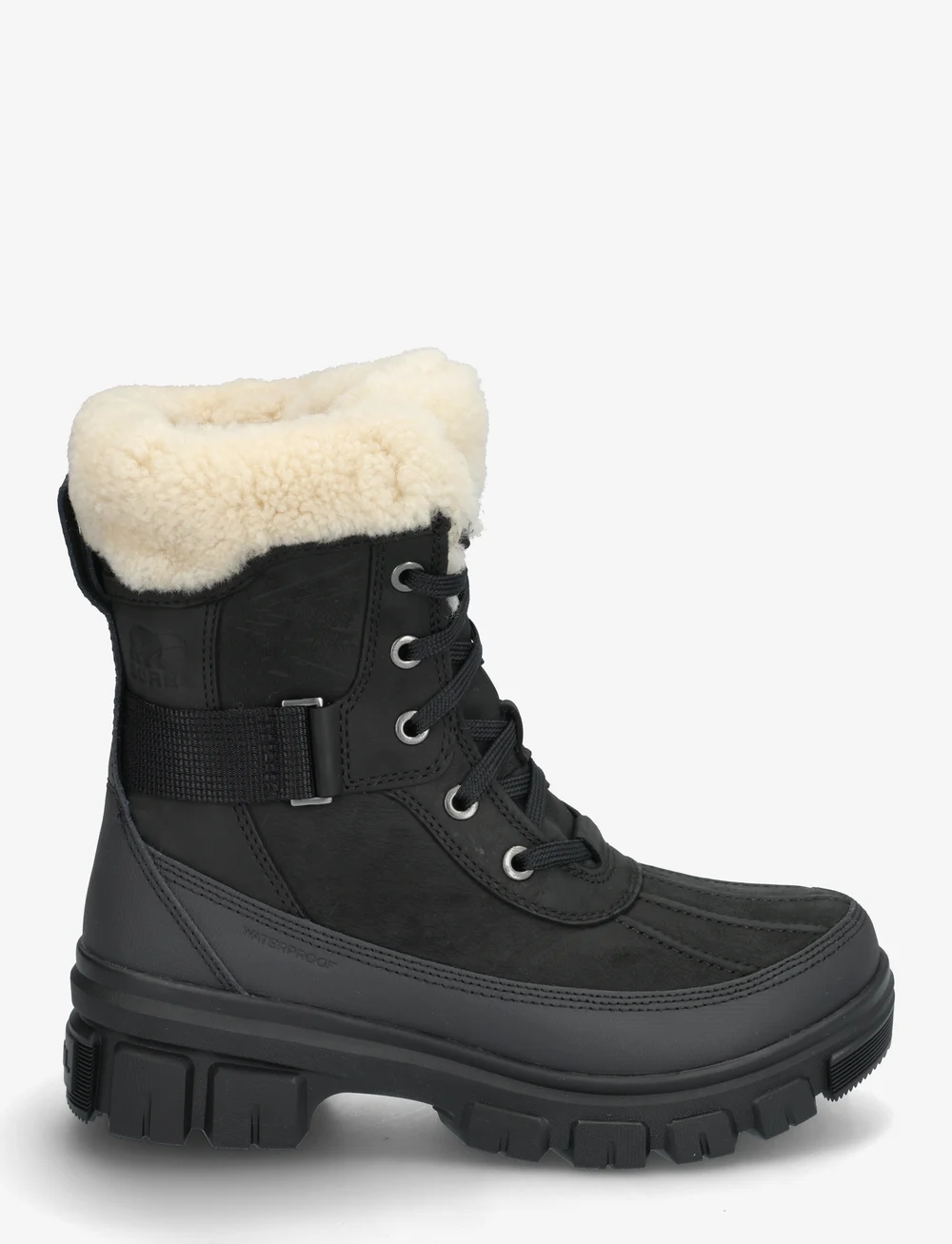 Sorel - TORINO V PARC WP - winterstiefel - black, sea salt - 1