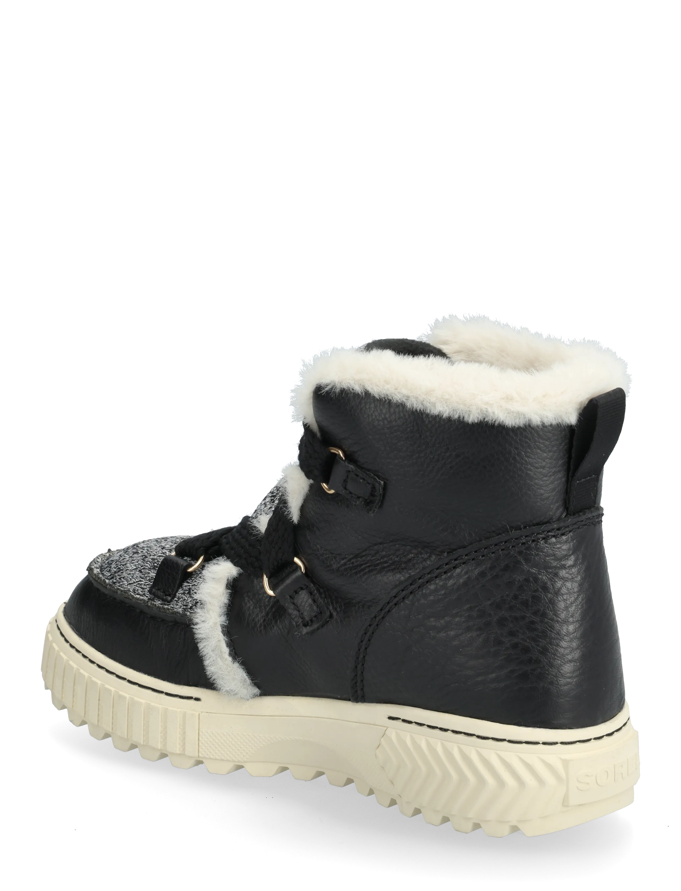 Sorel - ONA AVE ALPINE BOOT WP - Šņorējami zābaki - black, chalk - 2