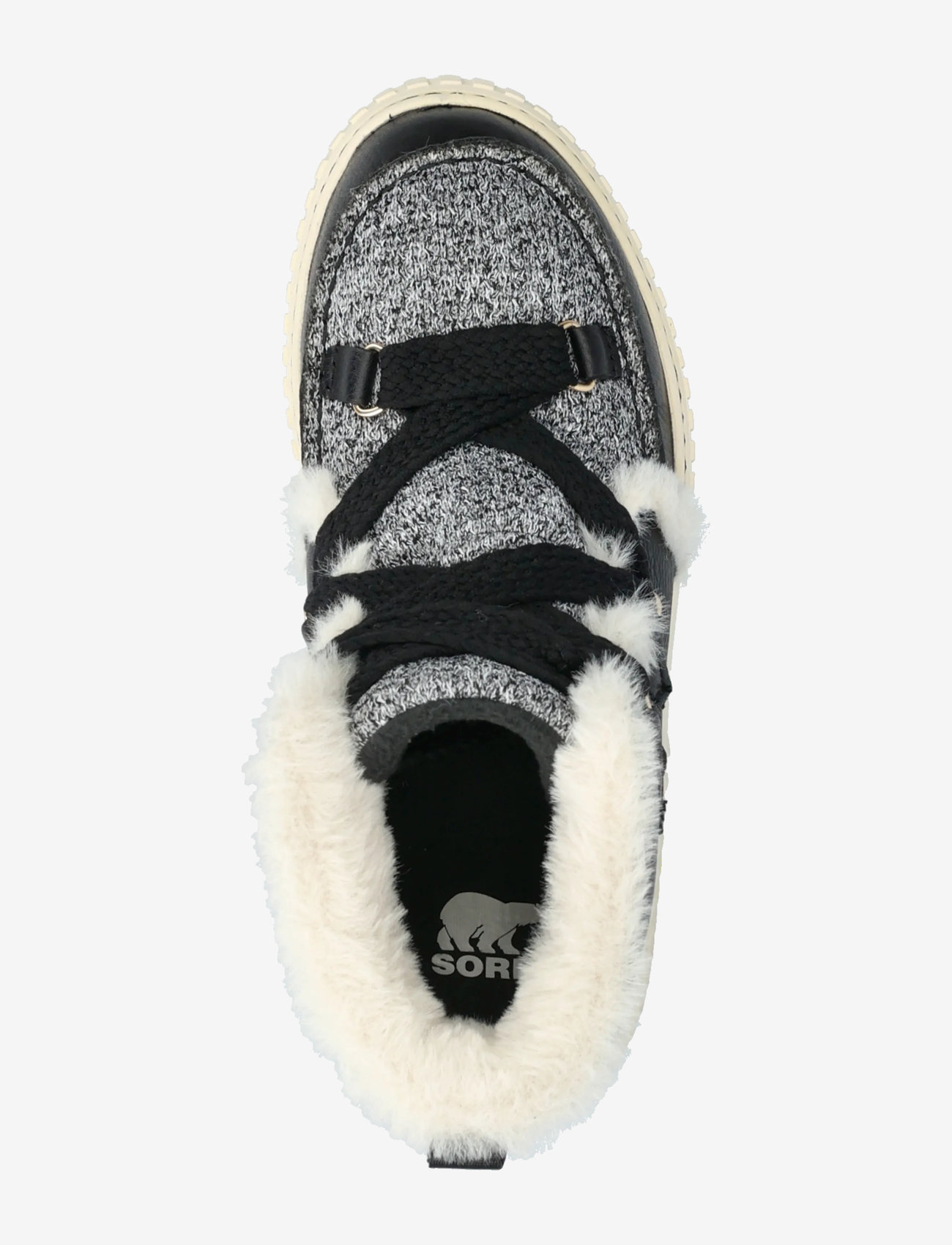 Sorel - ONA AVE ALPINE BOOT WP - geschnürte stiefel - black, chalk - 3