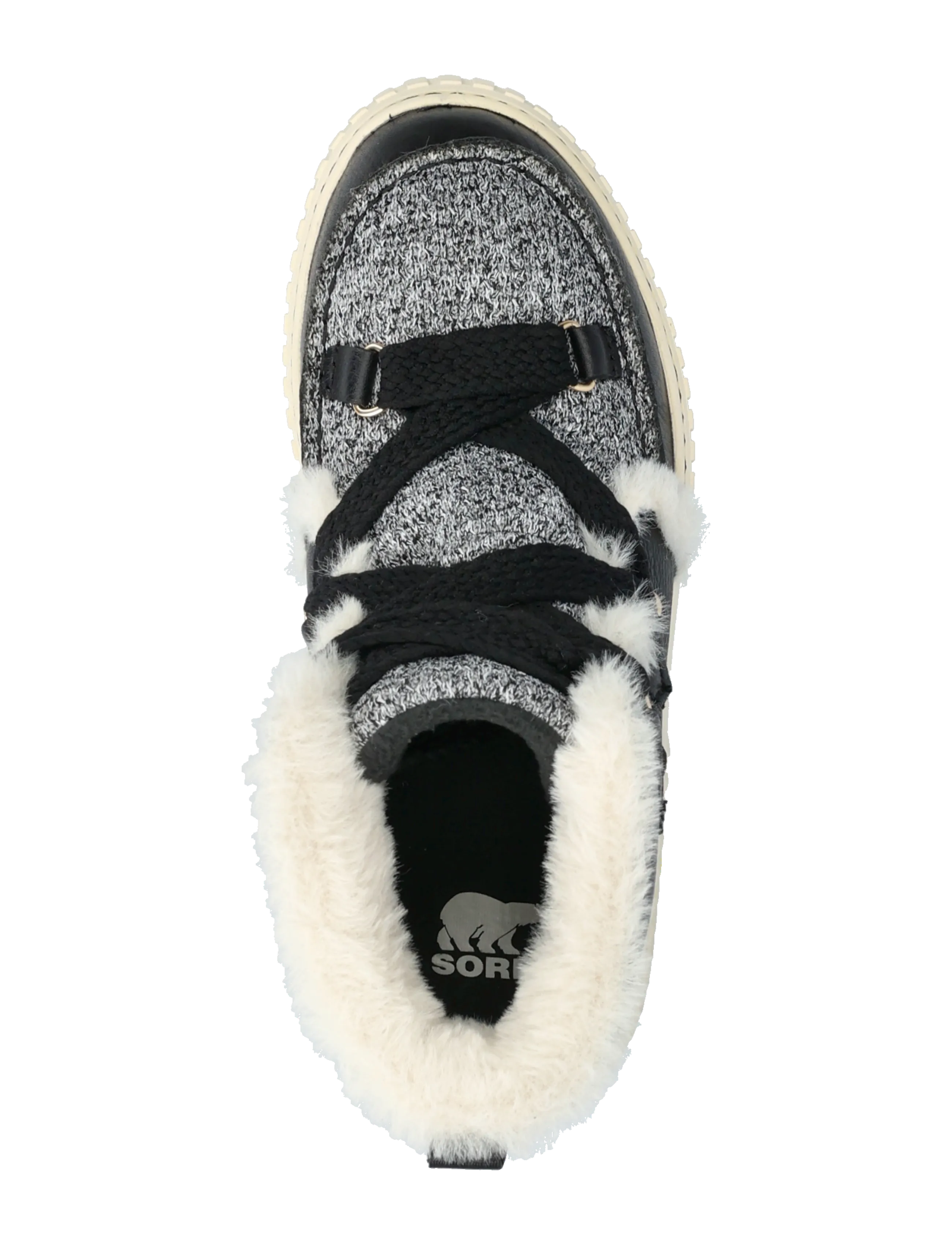 Sorel - ONA AVE ALPINE BOOT WP - Šņorējami zābaki - black, chalk - 3