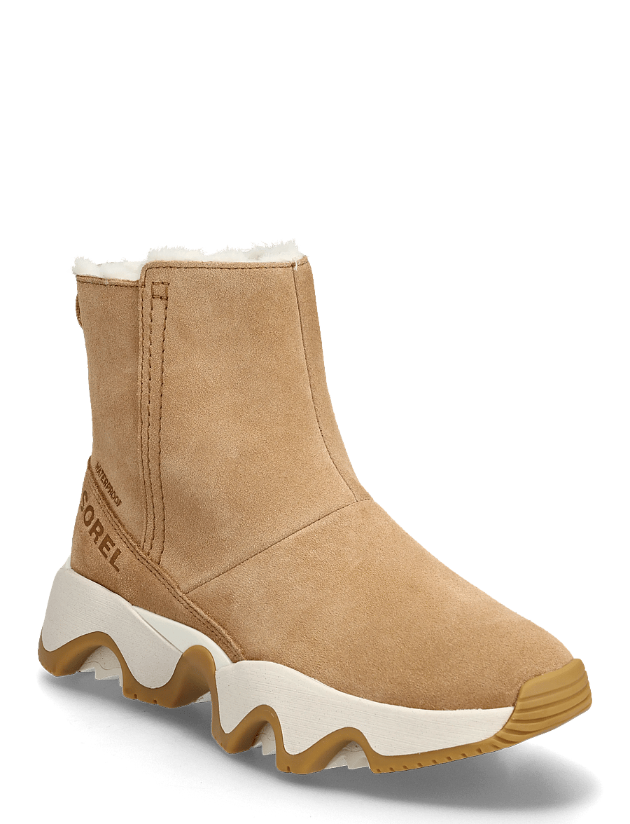 Sorel - KINETIC IMPACT SHORT BOOT WP - platta ankelboots - tawny buff, gum 17 - 0