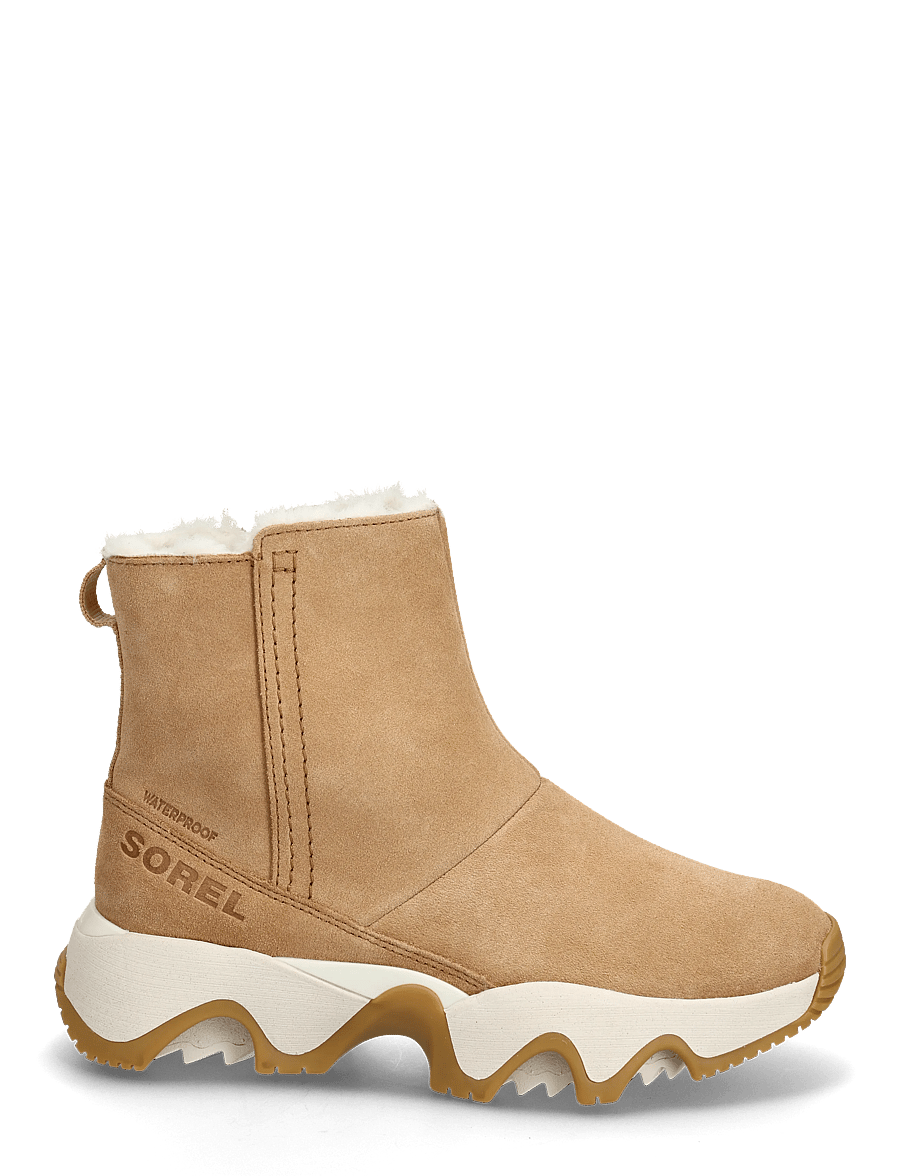 Sorel - KINETIC IMPACT SHORT BOOT WP - platta ankelboots - tawny buff, gum 17 - 1