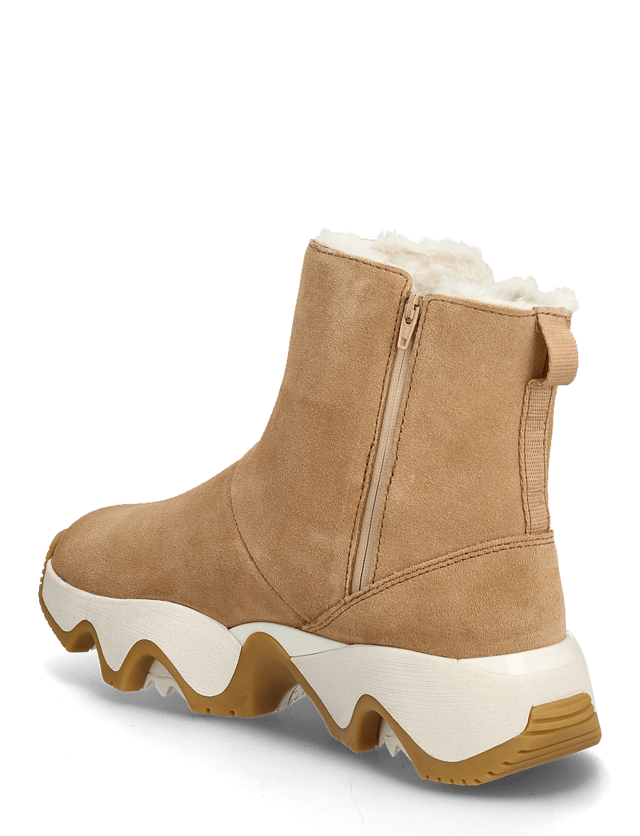 Sorel - KINETIC IMPACT SHORT BOOT WP - platta ankelboots - tawny buff, gum 17 - 2