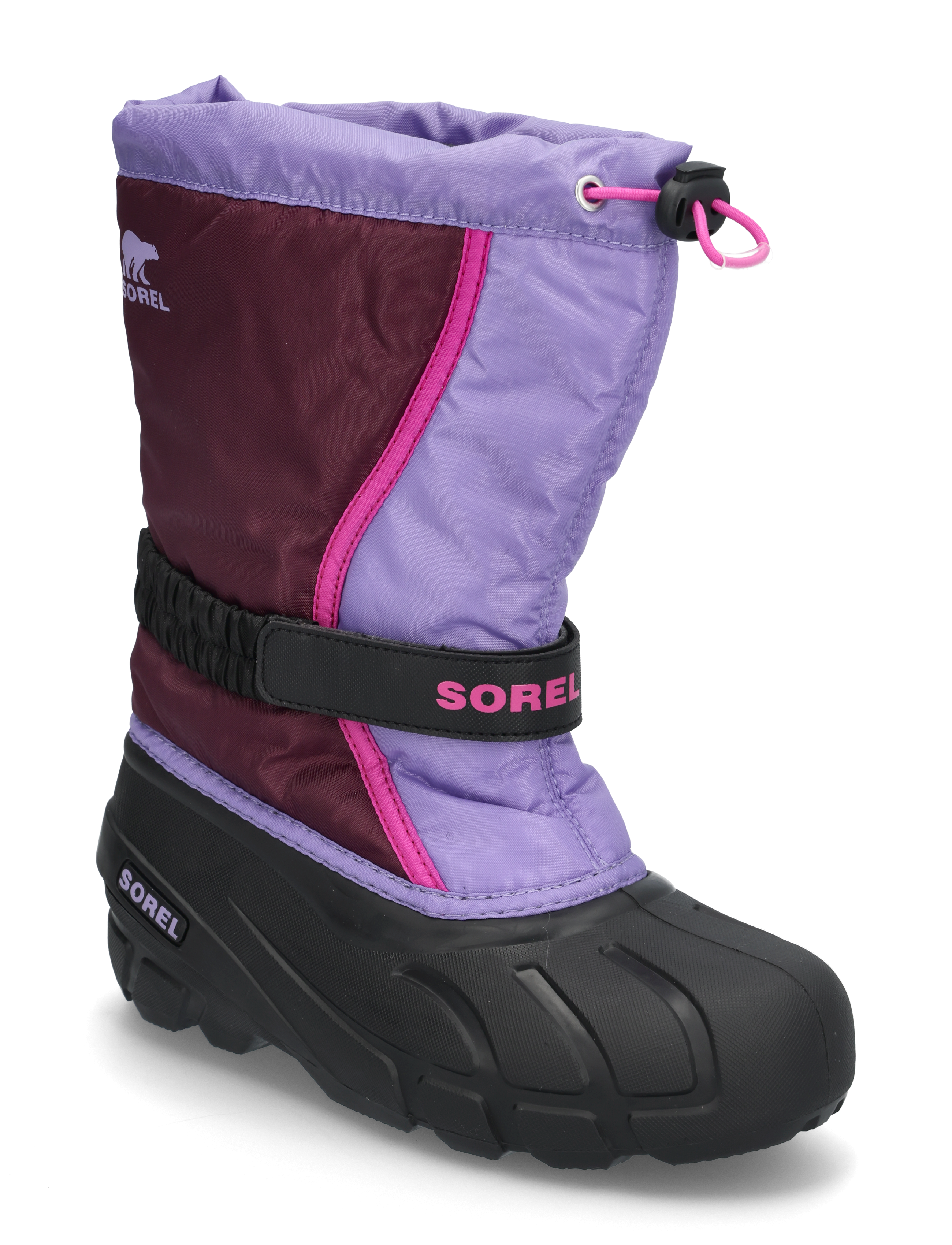 Sorel Youth Flurry Boot, 39, Winter Boots, Lila - Winterboots Pull On, Kinder