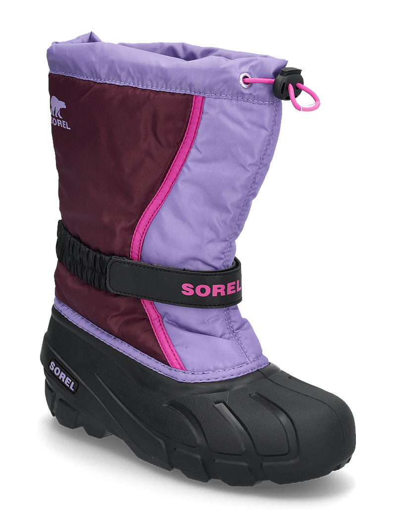 Sorel - YOUTH FLURRY BOOT - vandringsskor - purple dahlia, paisley purple - 0