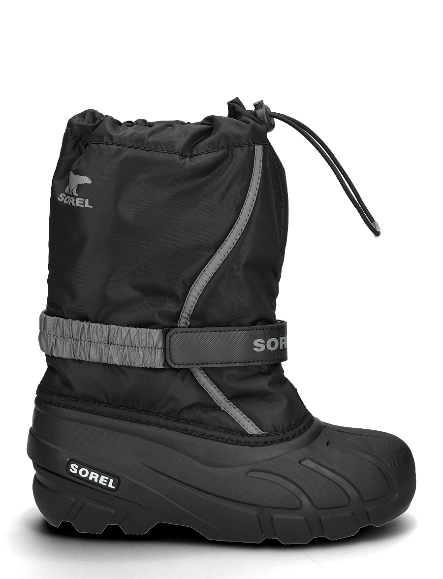 Sorel - YOUTH FLURRY BOOT - wandelschoenen - black, city grey - 1