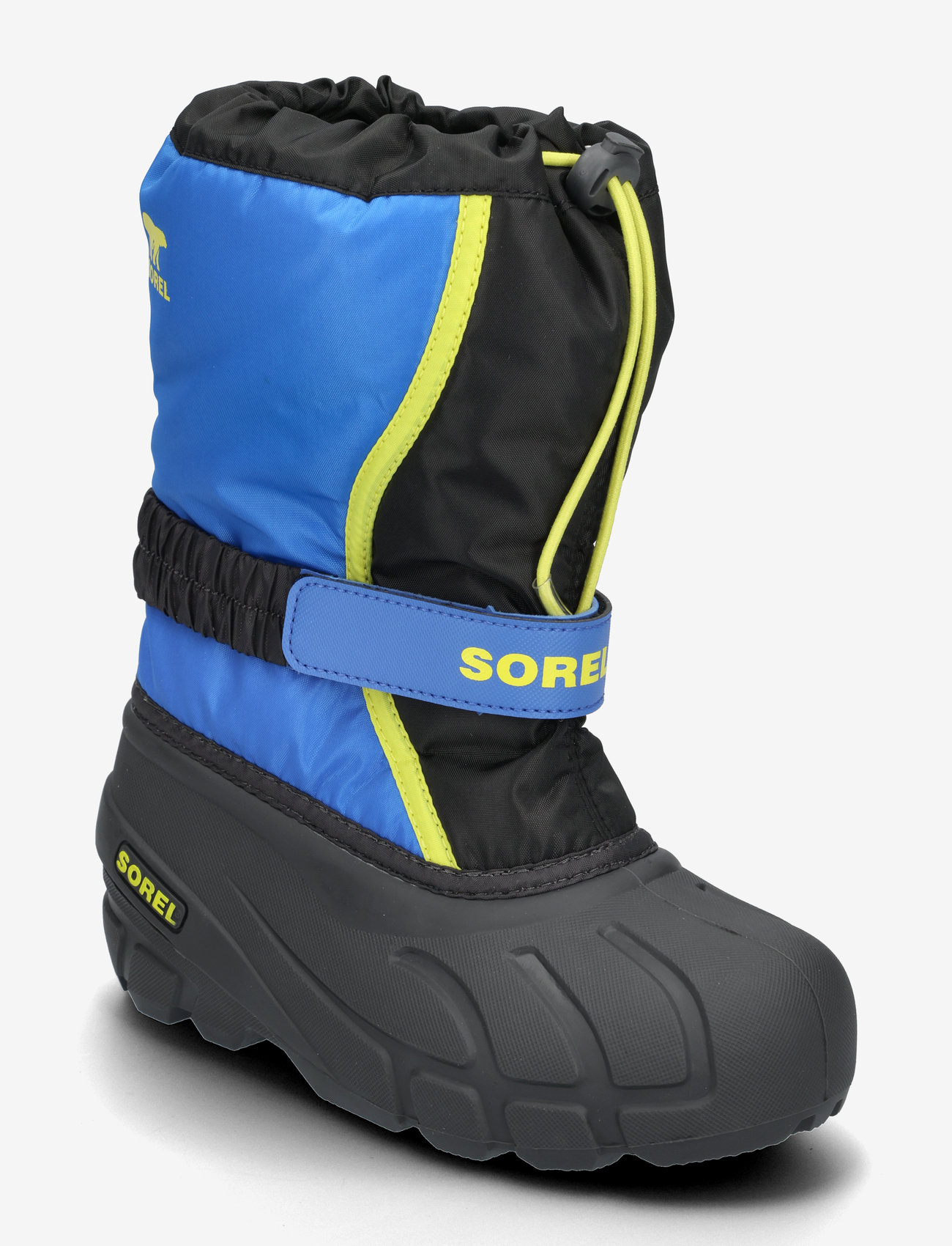 Sorel - YOUTH FLURRY BOOT - vandringsskor - black, super blue - 0