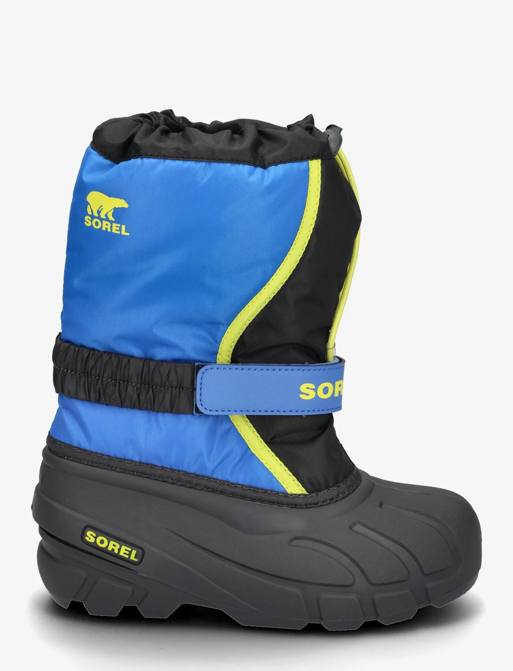 Sorel - YOUTH FLURRY BOOT - vandringsskor - black, super blue - 1
