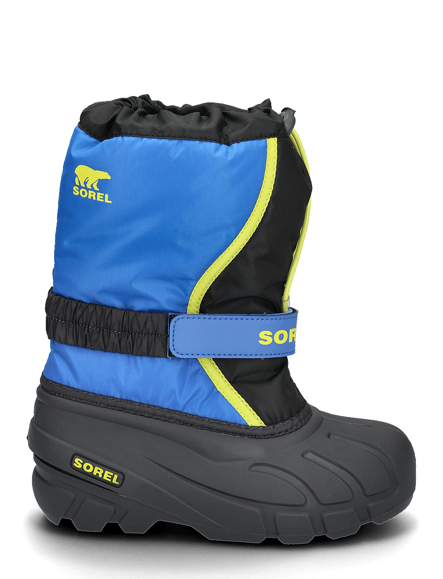 Sorel - YOUTH FLURRY BOOT - wanderschuhe - black, super blue - 1