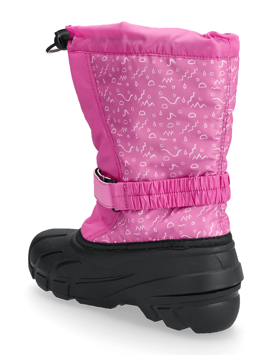 Sorel - YOUTH FLURRY BOOT PRINT - wanderschuhe - orchid, black - 2