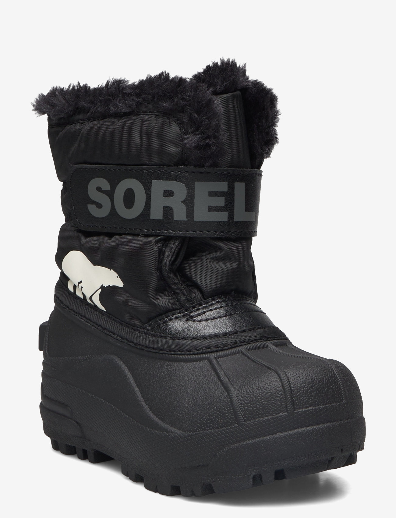 Sorel - CHILDRENS SNOW COMMANDER BOOT - fall shoes - black, charcoal - 0