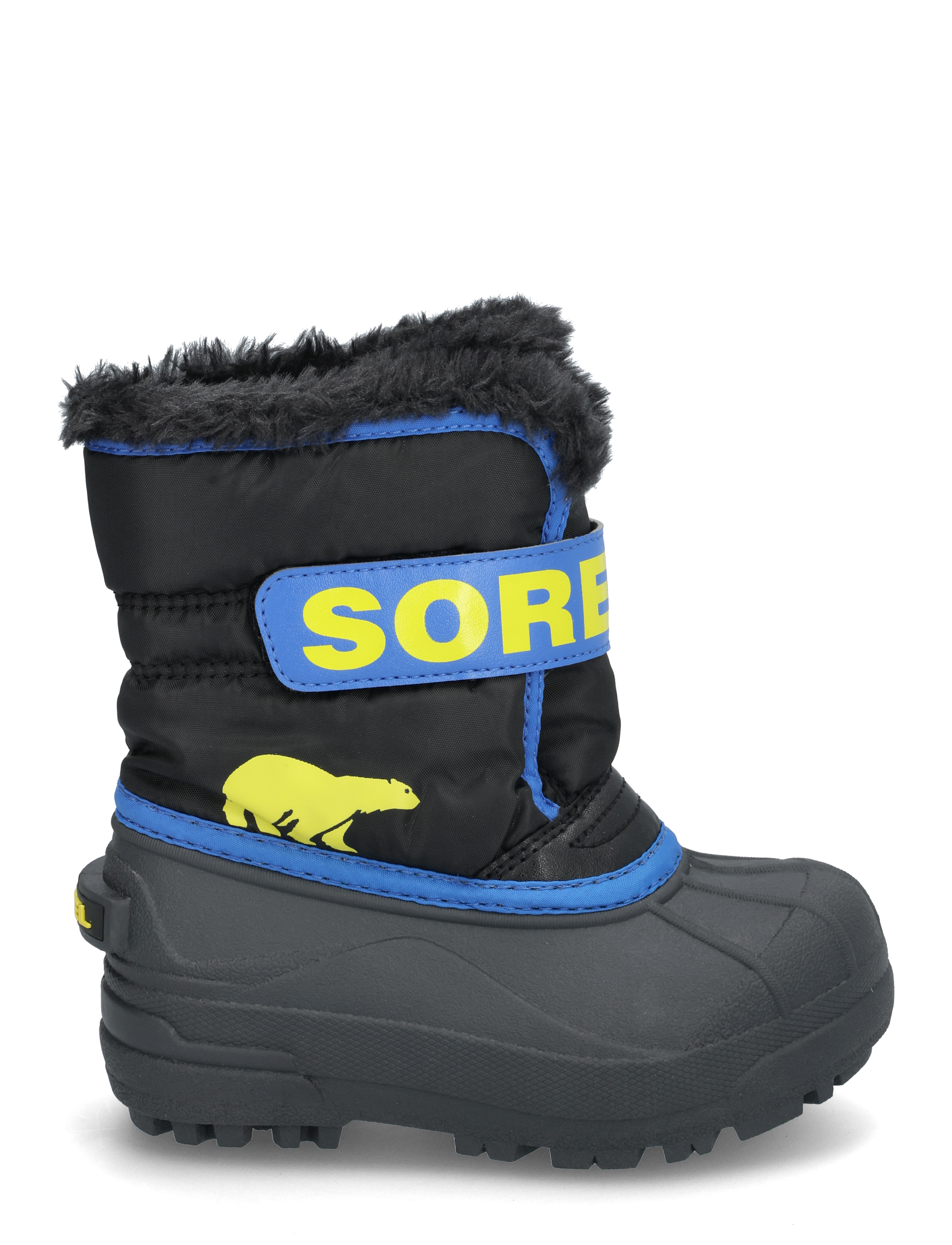 Sorel - CHILDRENS SNOW COMMANDER BOOT - efterårssko - black, super blue - 1