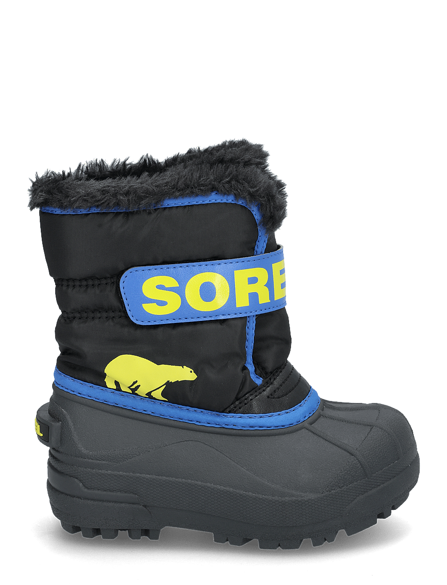 Sorel - CHILDRENS SNOW COMMANDER BOOT - vandresko - black, super blue - 1