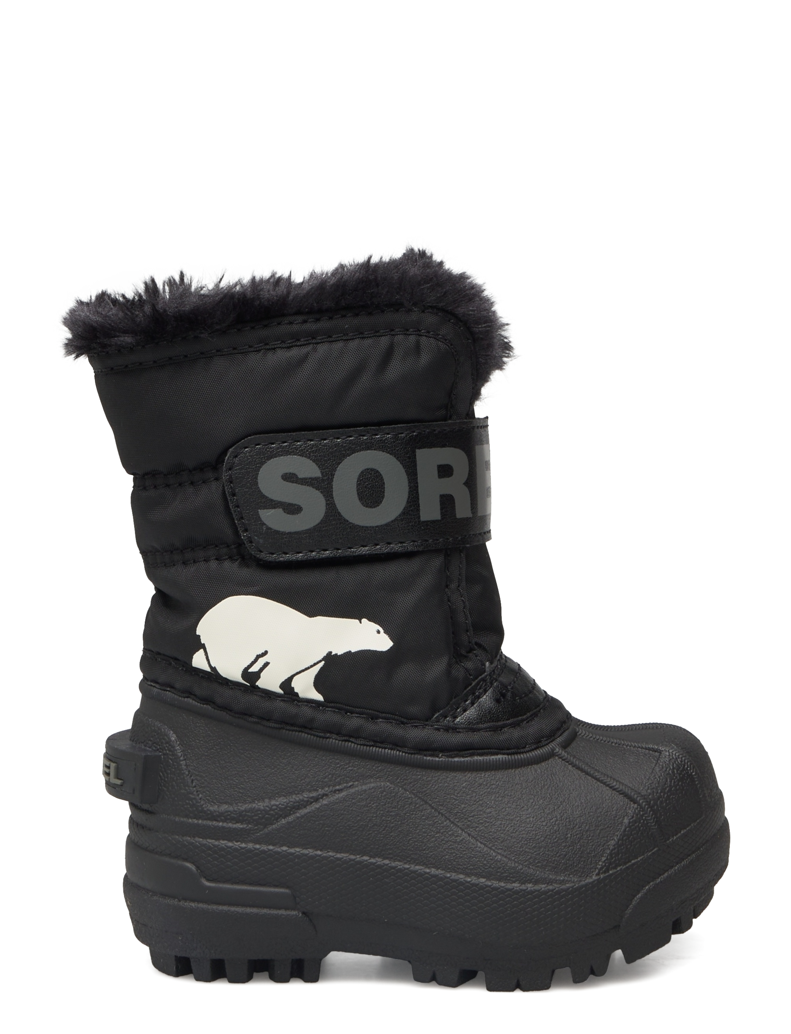 Sorel - TODDLER SNOW COMMANDER BOOT - herbstschuhe - black, charcoal - 1