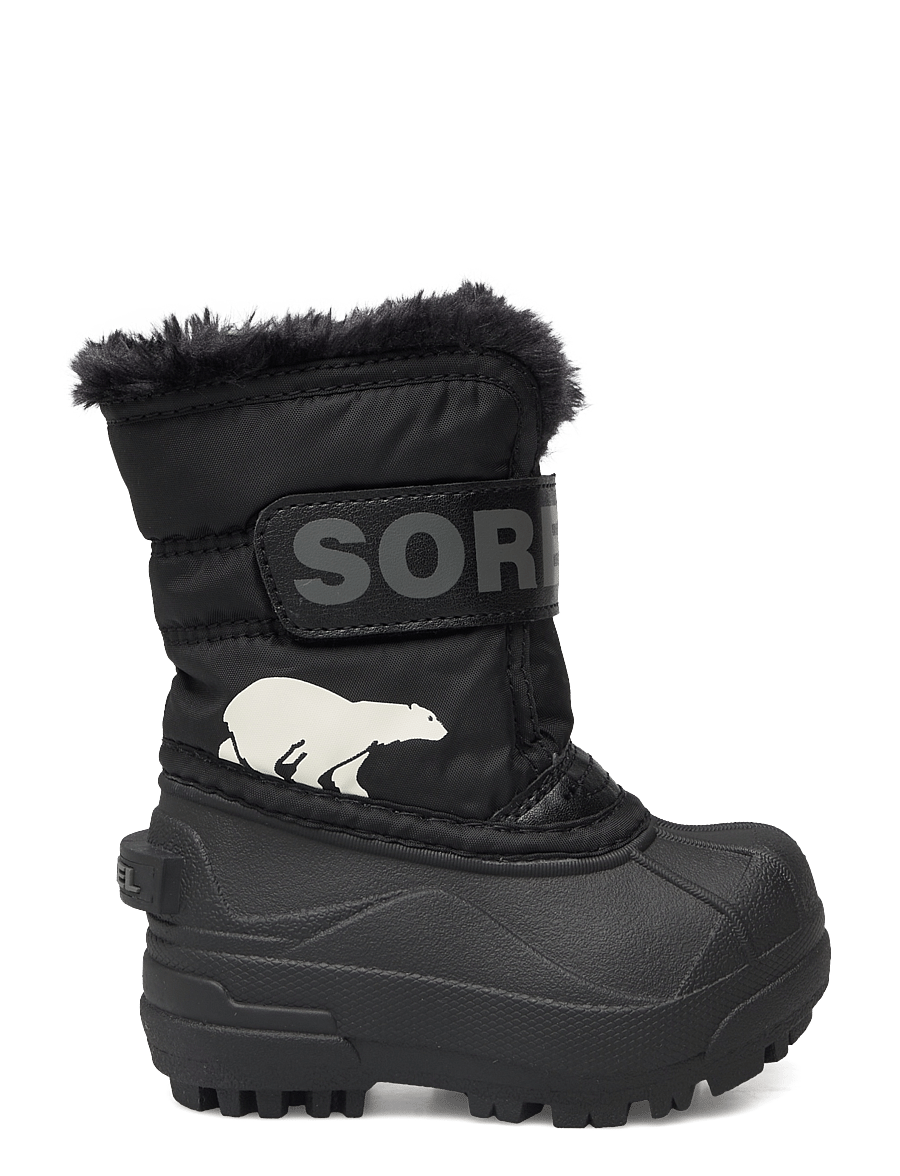 Sorel - TODDLER SNOW COMMANDER BOOT - wanderschuhe - black, charcoal - 1