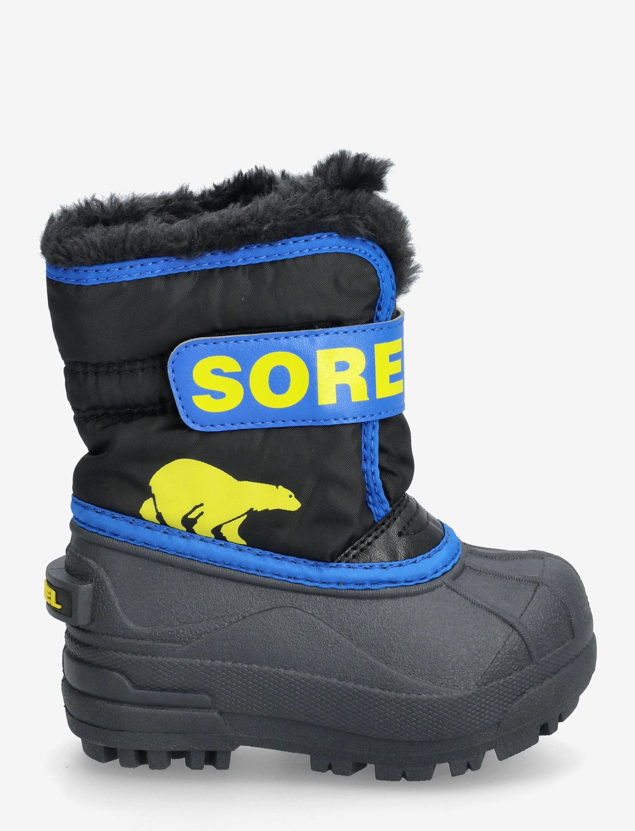 Sorel - TODDLER SNOW COMMANDER BOOT - efterårssko - black, super blue - 1