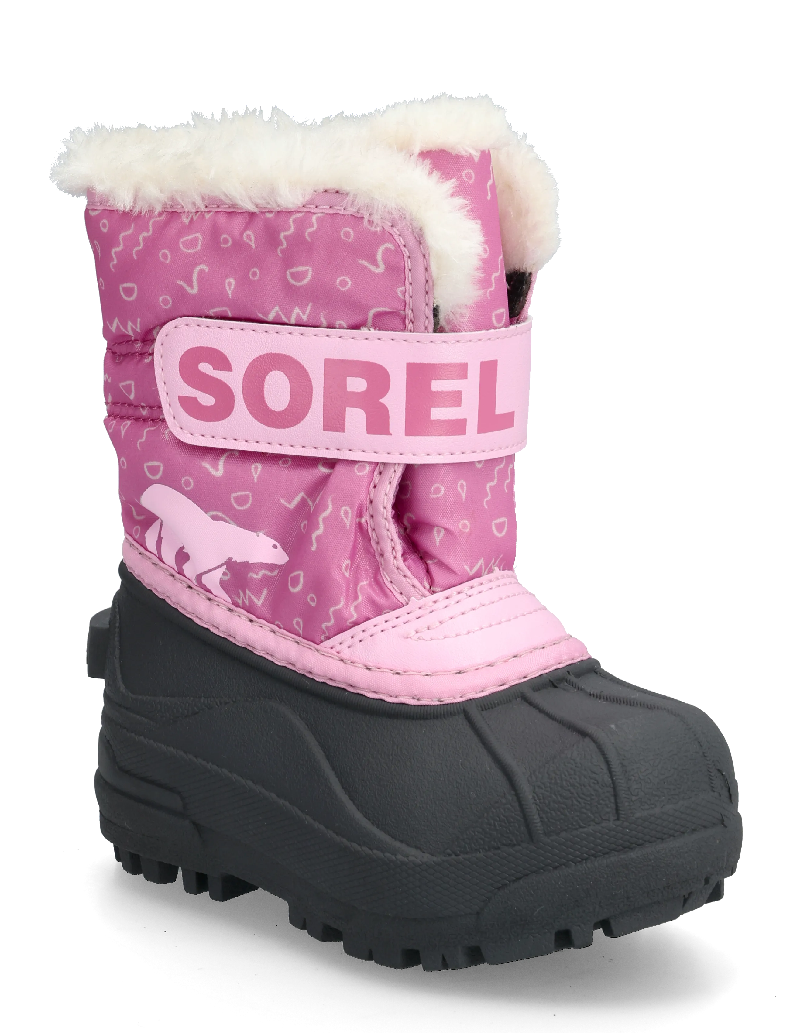 Sorel TODDLER SNOW COMMANDER BOOT - Sorel - ORCHID, PINK FLARE / pink/rose