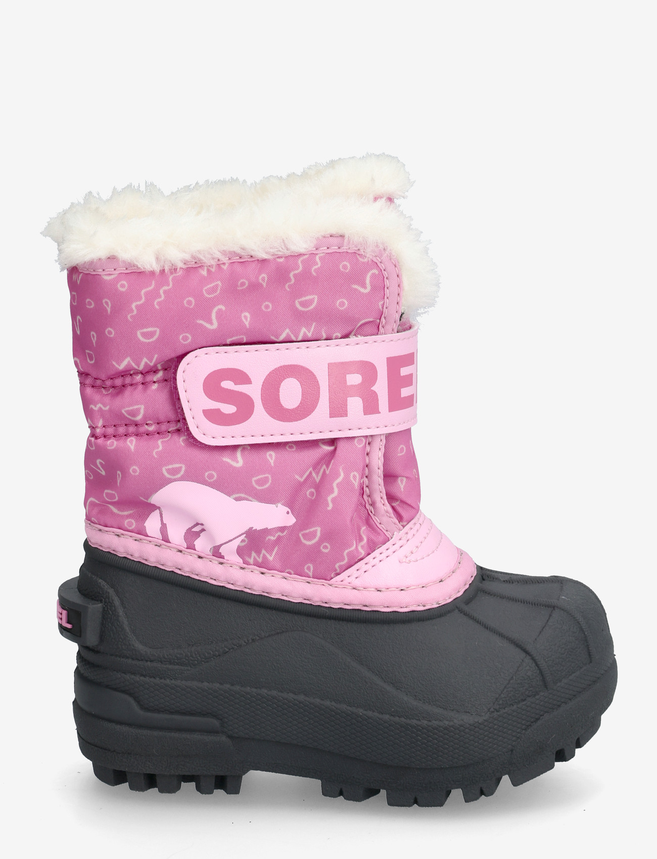 Sorel - TODDLER SNOW COMMANDER BOOT - vandringsskor - orchid, pink flare - 1