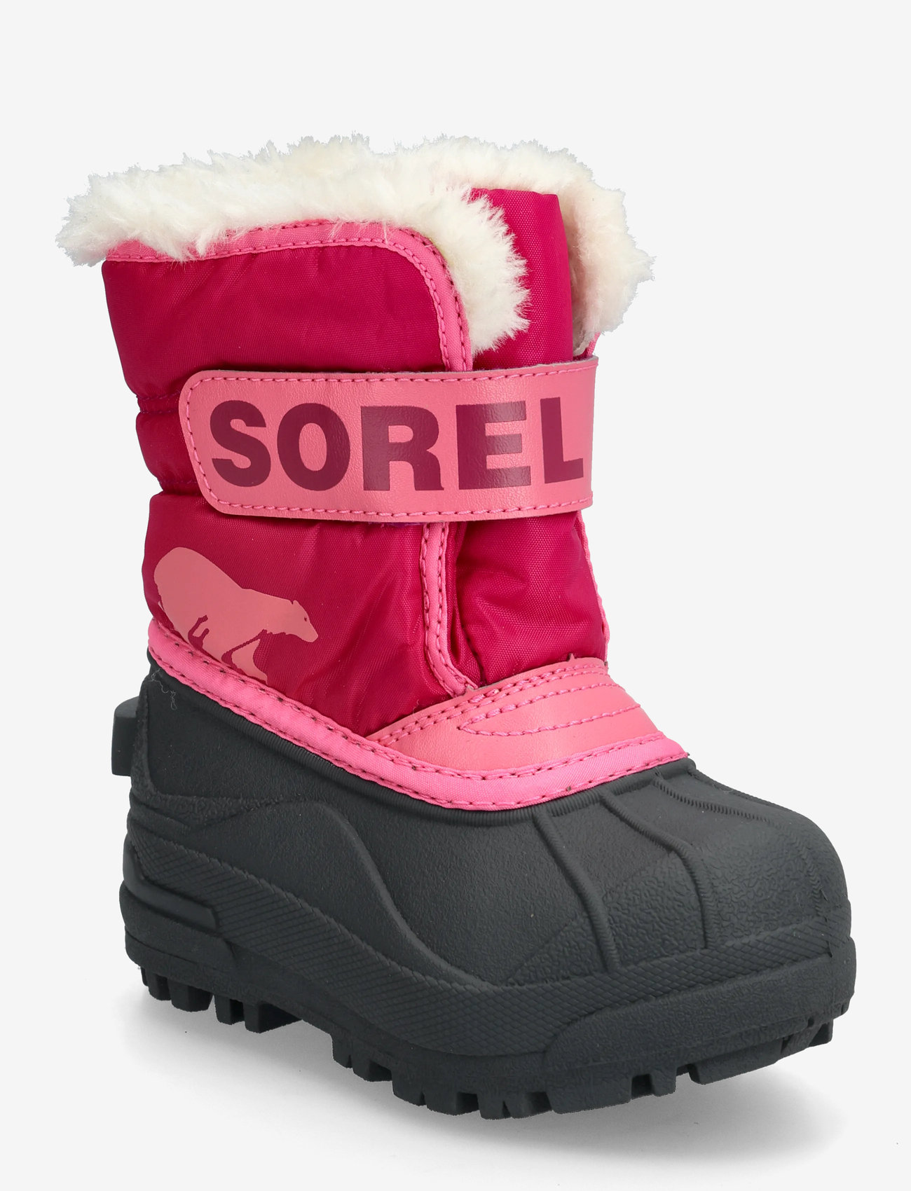 Sorel - TODDLER SNOW COMMANDER BOOT - efterårssko - tropic pink, deep blush - 0