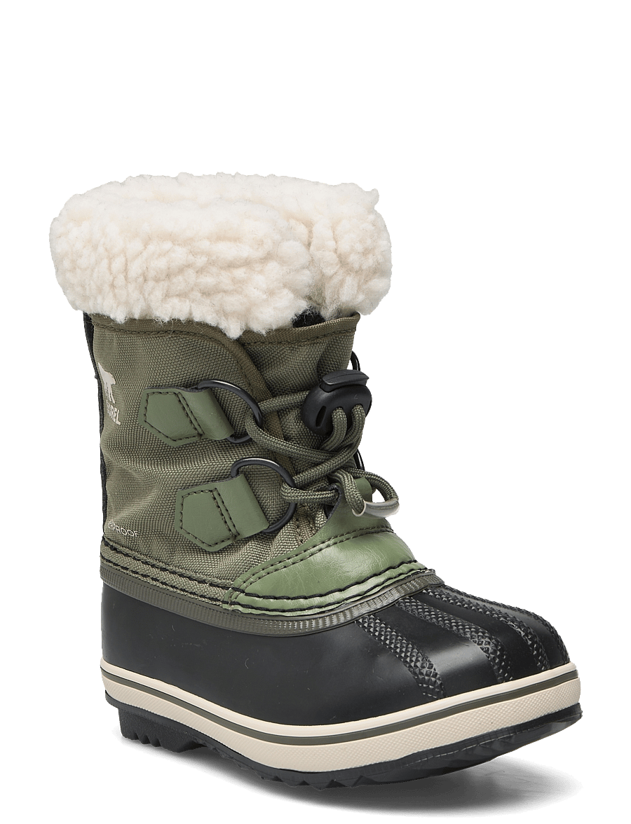 Sorel - CHILDRENS YOOT PAC NYLON BOOT WP - matka- ja kõndimisjalatsid - hiker green - 0