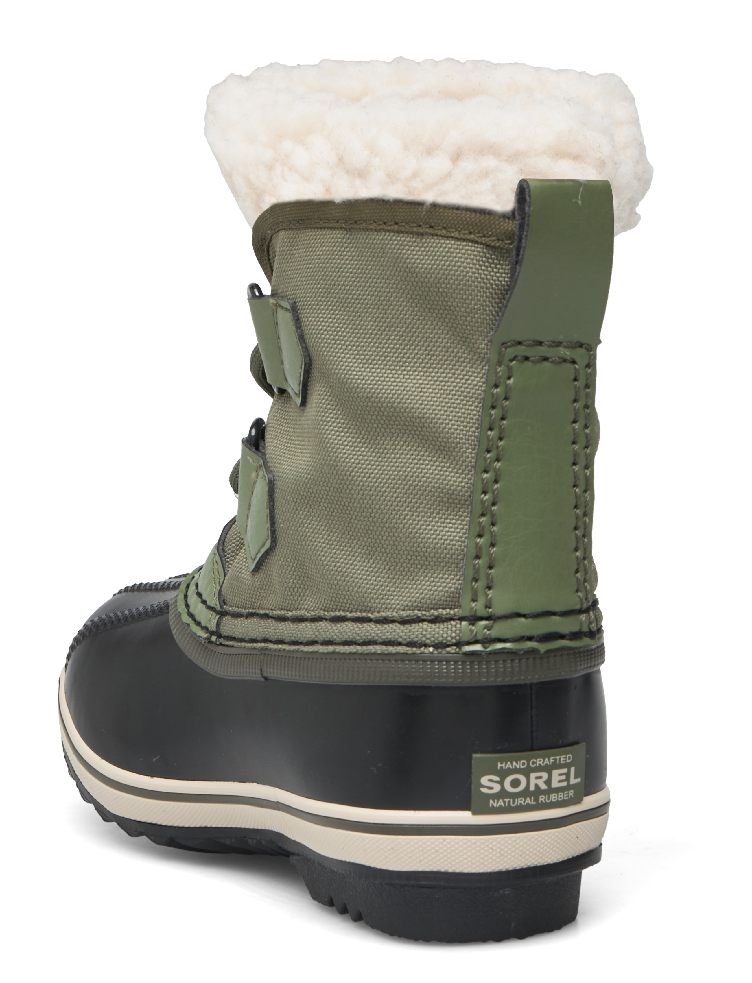 Sorel - CHILDRENS YOOT PAC NYLON BOOT WP - matka- ja kõndimisjalatsid - hiker green - 2