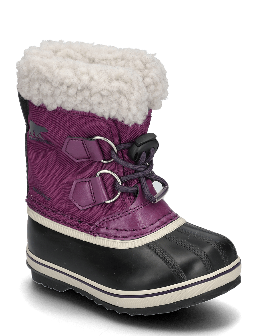Sorel - CHILDRENS YOOT PAC NYLON BOOT WP - matka- ja kõndimisjalatsid - wild iris, dark plum - 0