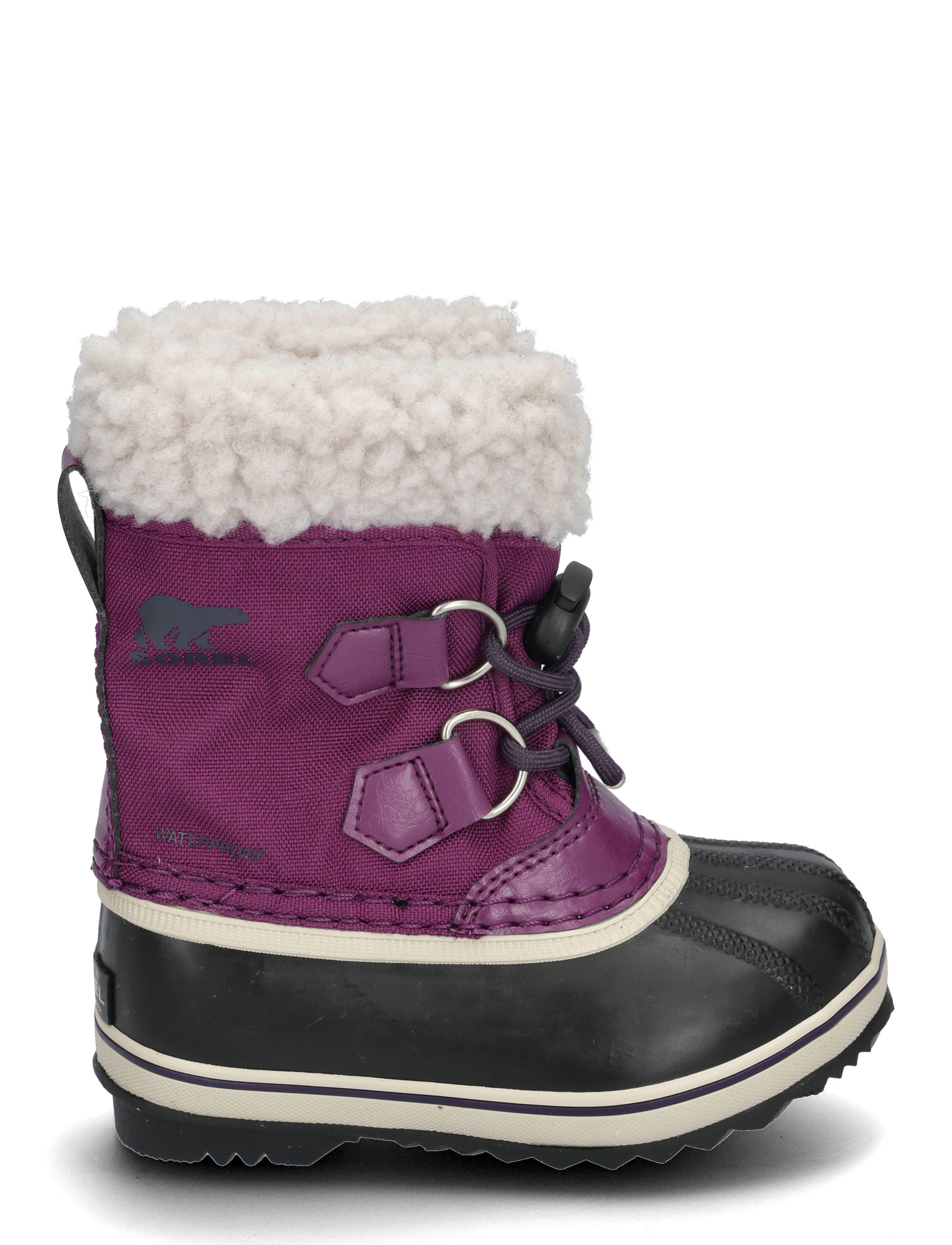 Sorel - CHILDRENS YOOT PAC NYLON BOOT WP - matka- ja kõndimisjalatsid - wild iris, dark plum - 1