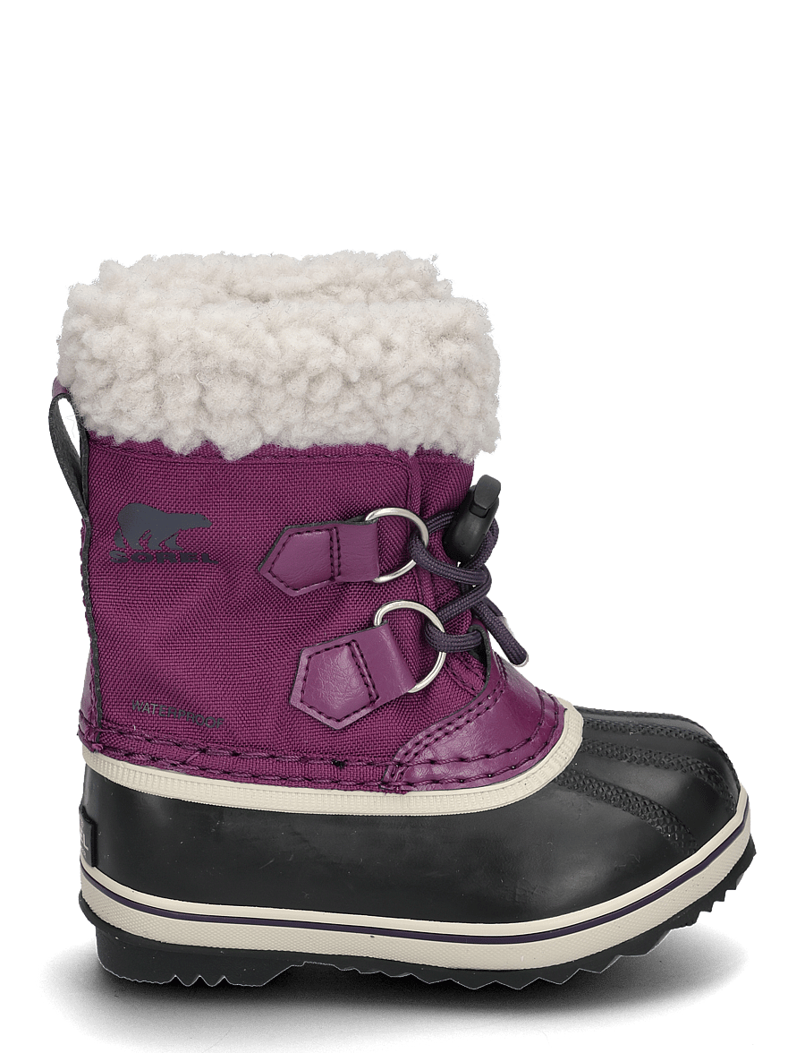 Sorel - CHILDRENS YOOT PAC NYLON BOOT WP - matka- ja kõndimisjalatsid - wild iris, dark plum - 1