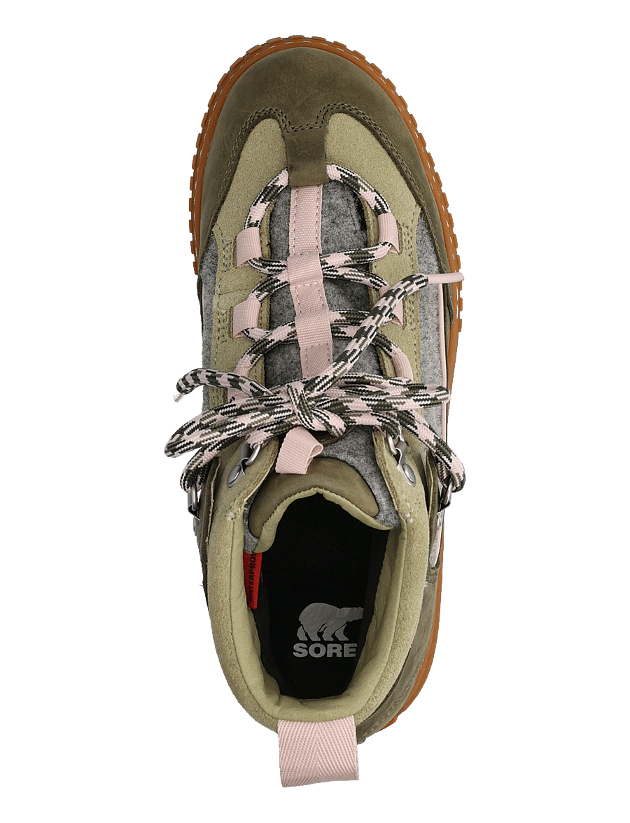 Sorel - ONA AVE PEAK BOOT WP - geschnürte stiefel - stone green, dusty twill - 3