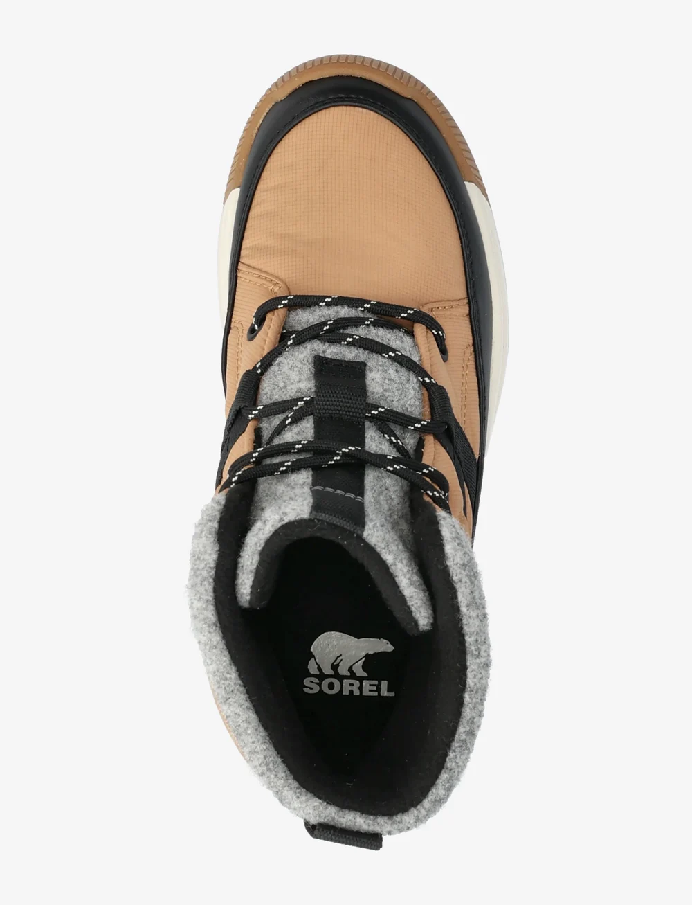 Sorel - WHITNEY III MID WP - varmfodrade skor - tawny buff, black - 3