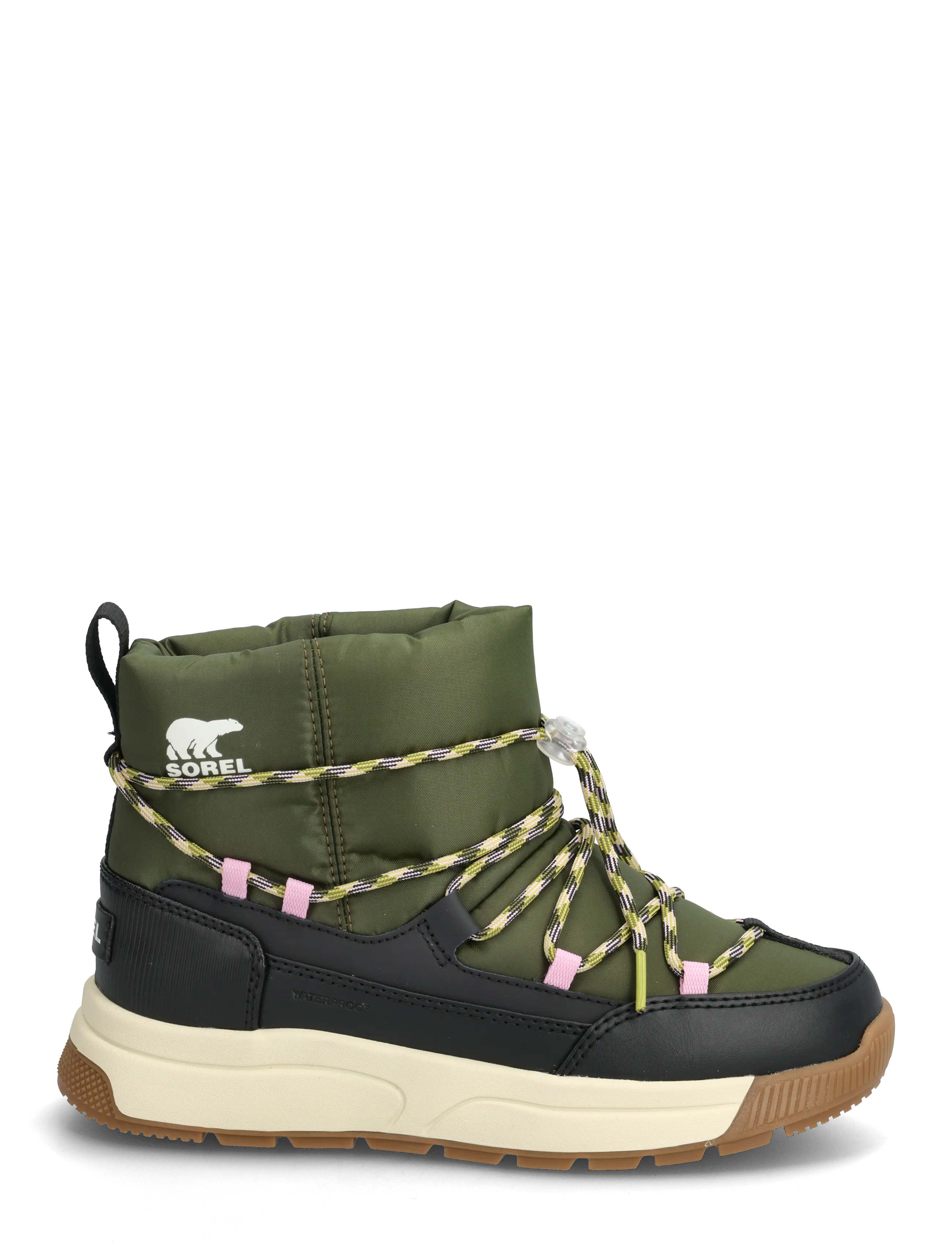 Sorel - WHITNEY III SLIP-ON WP - vinterskor - utility green, black - 1