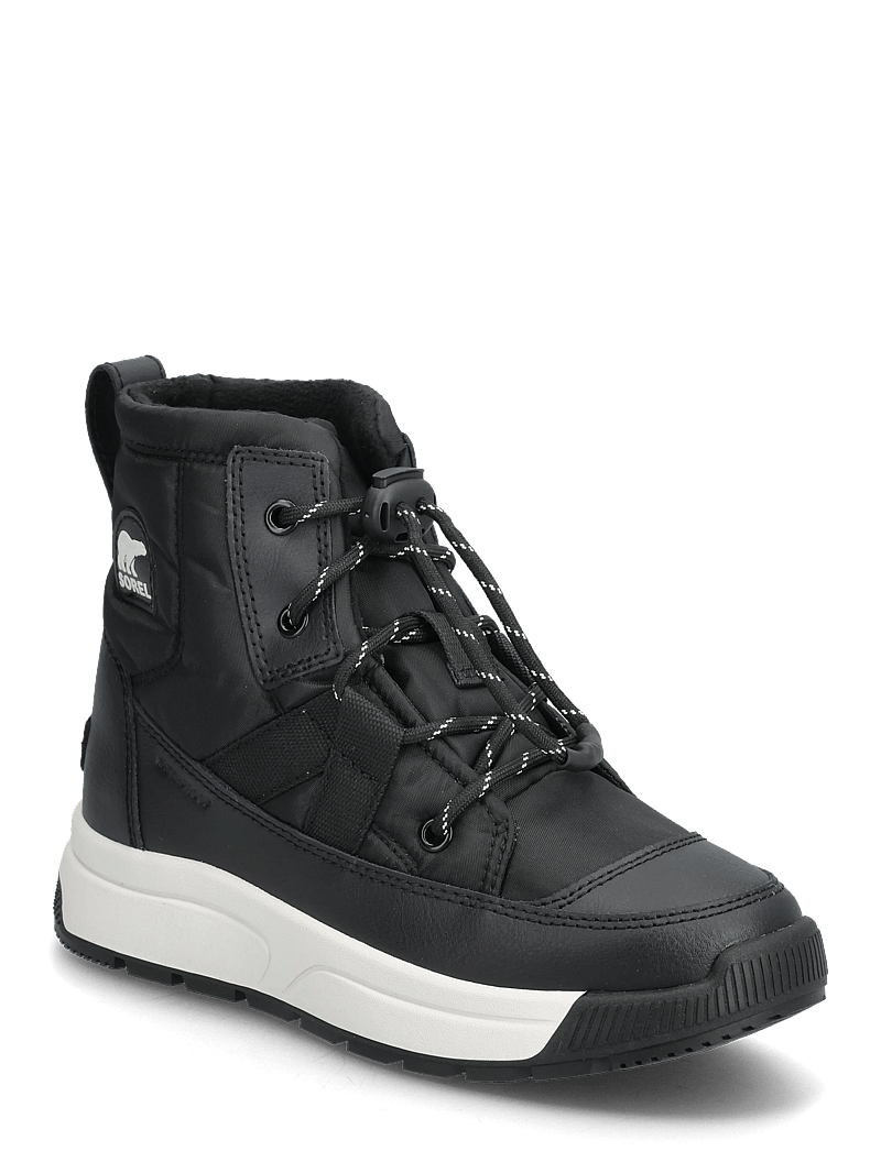 Sorel - YOUTH WHITNEY III MID WP - apavi - black, sea salt - 0
