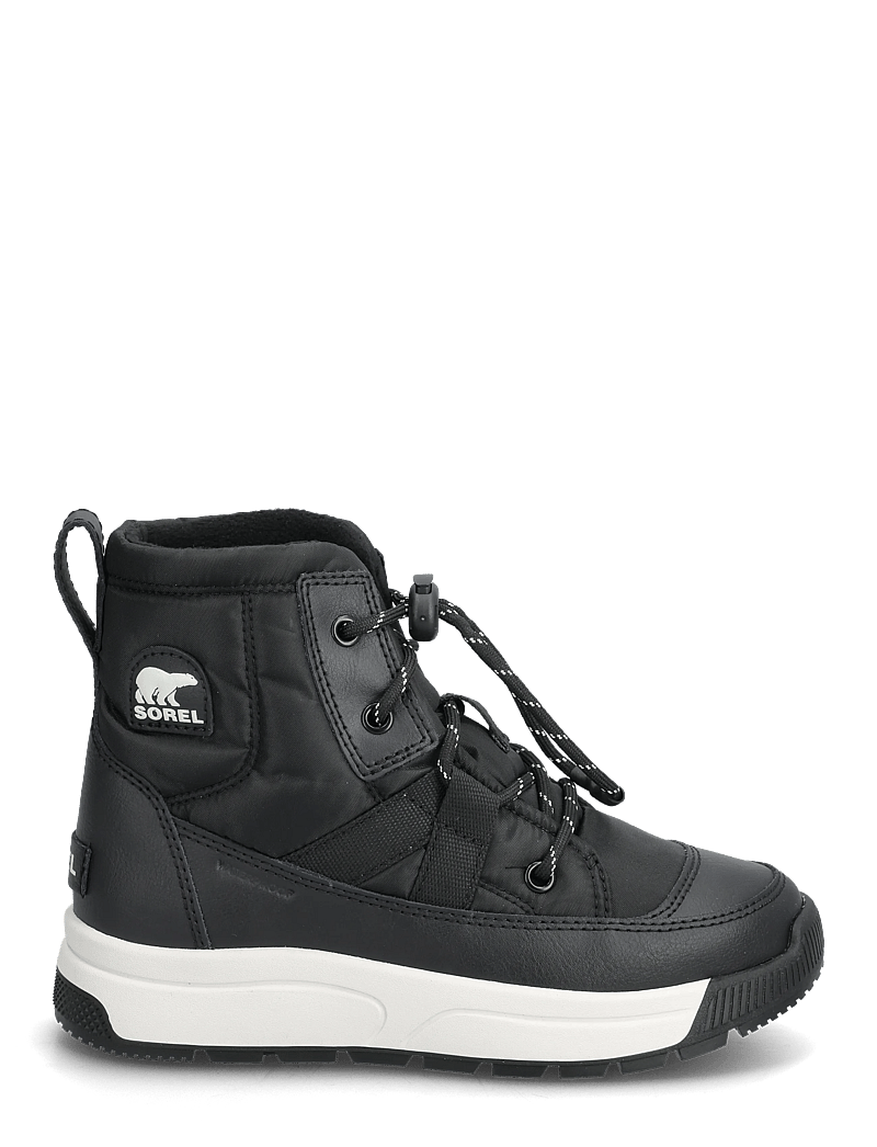 Sorel - YOUTH WHITNEY III MID WP - apavi - black, sea salt - 1