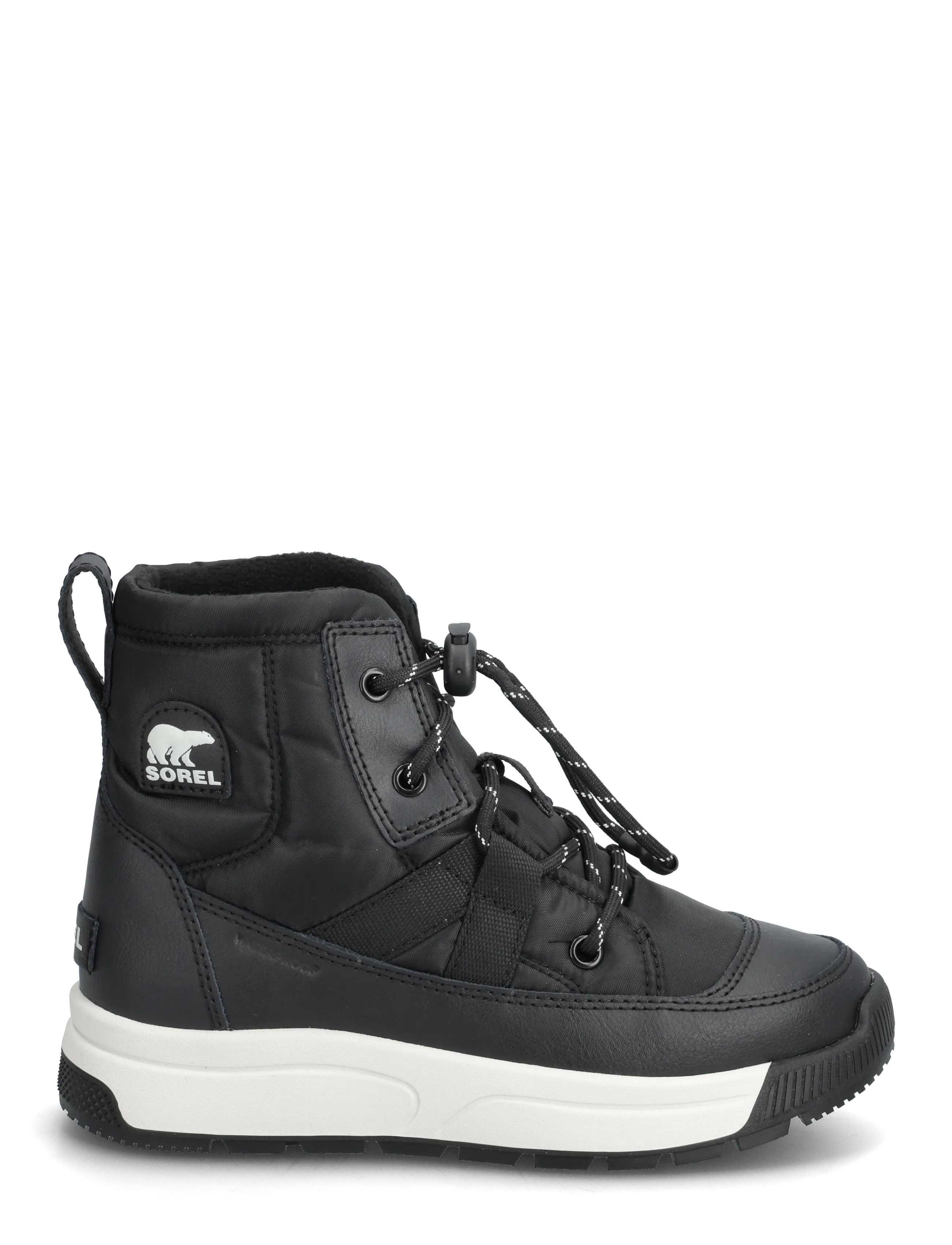 Sorel - YOUTH WHITNEY III MID WP - schuhe - black, sea salt - 1
