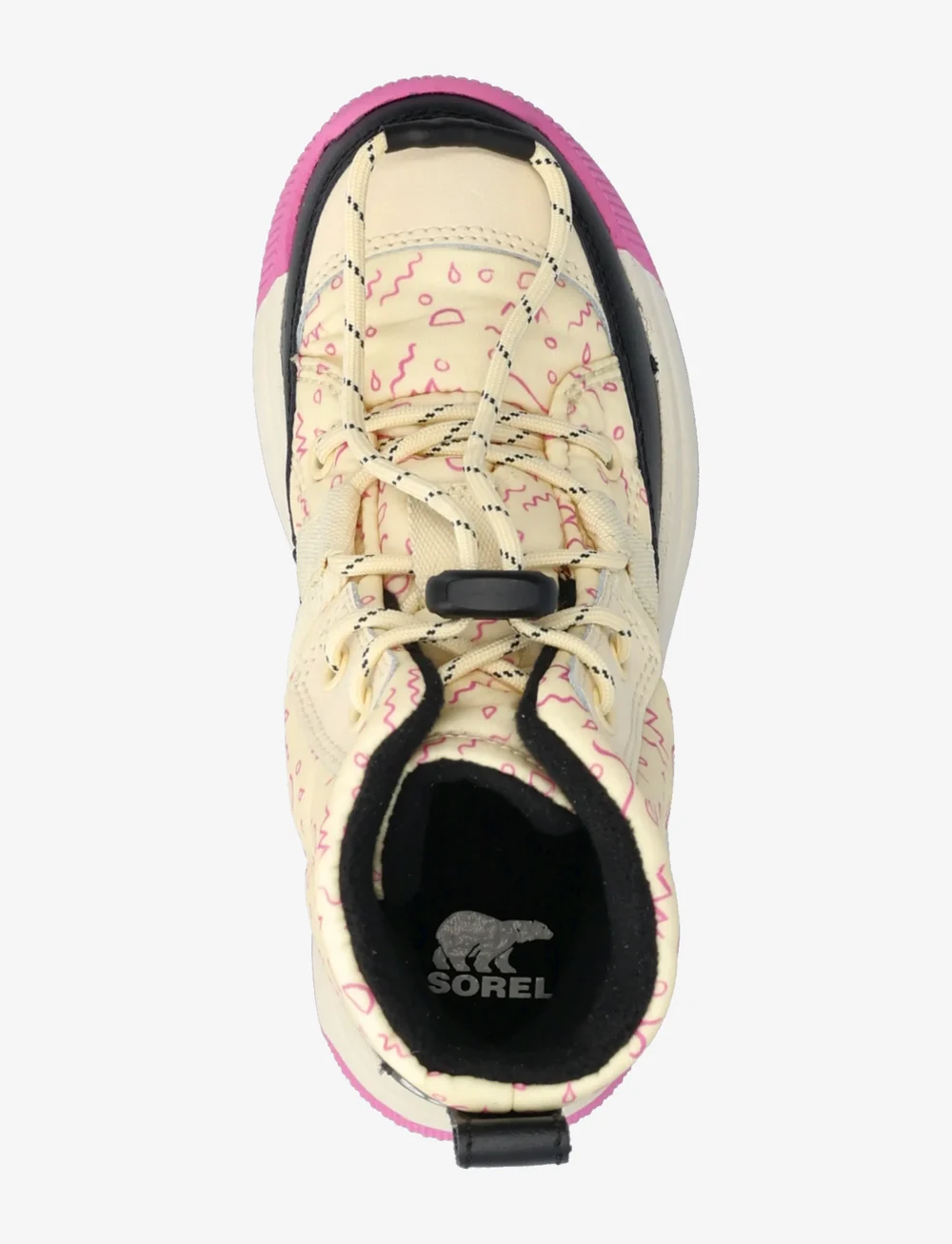 Sorel - YOUTH WHITNEY III MID WP - skor - honey white, black - 3