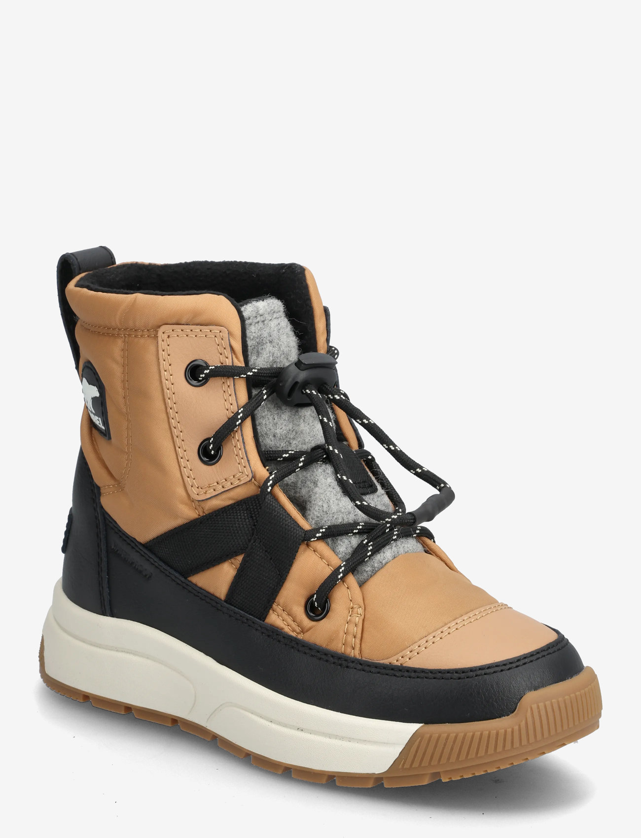 Sorel - YOUTH WHITNEY III MID WP - schuhe - tawny buff, black - 0