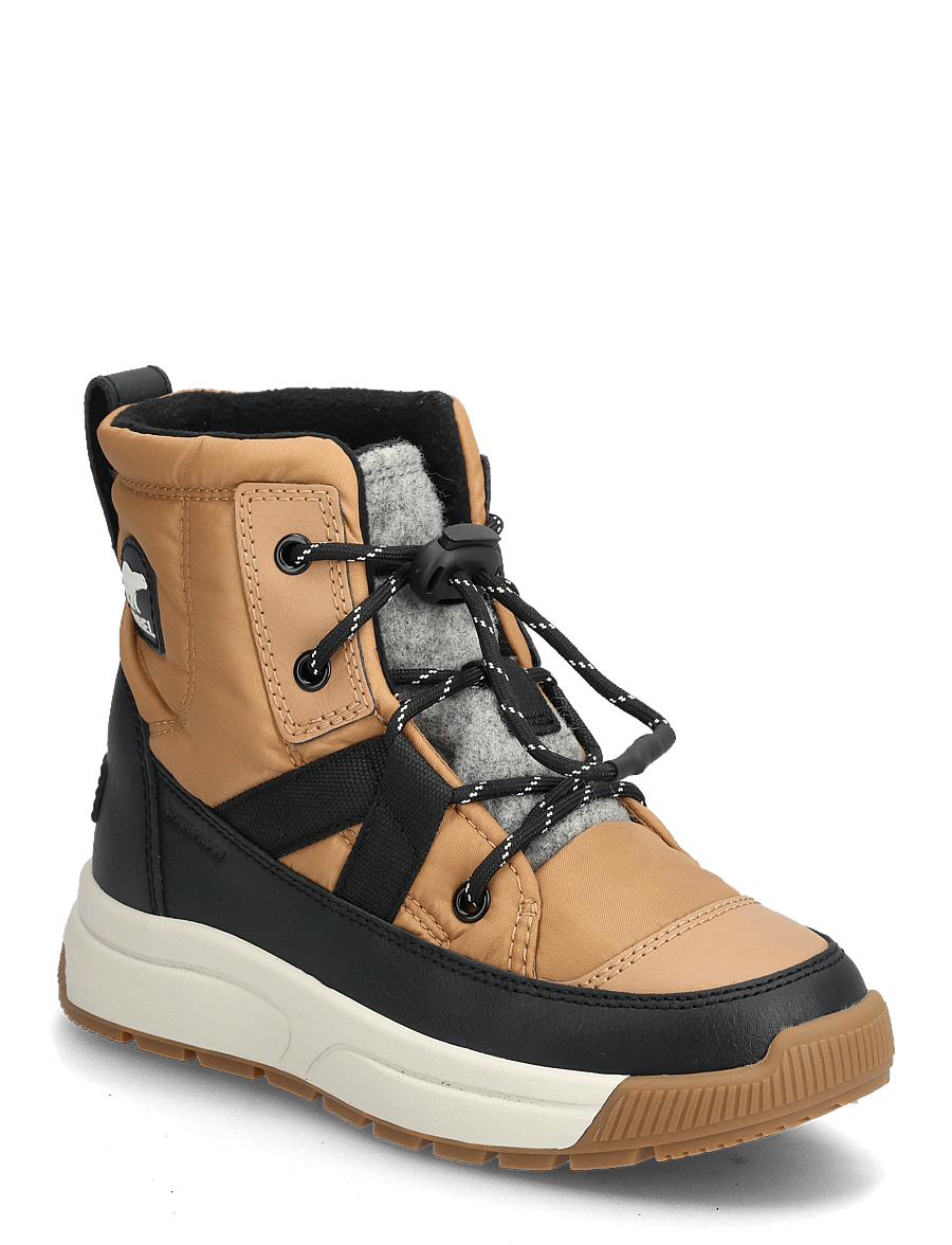 Sorel - YOUTH WHITNEY III MID WP - skor - tawny buff, black - 0
