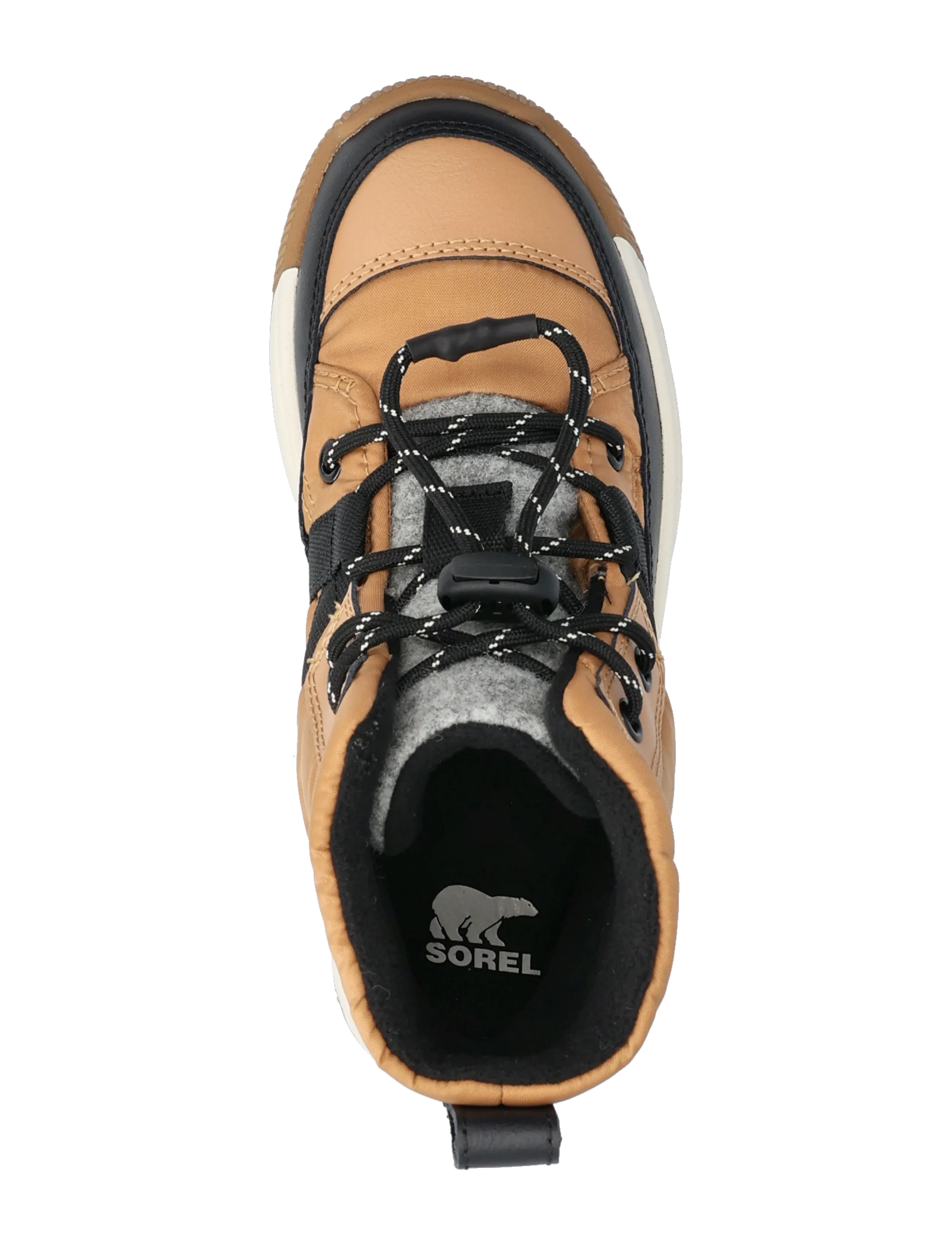 Sorel - YOUTH WHITNEY III MID WP - skor - tawny buff, black - 3