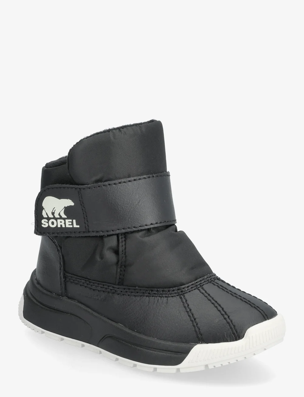 Sorel - CHILDREN'S WHITNEY III STRAP MID WP - jalanõud - black, sea salt - 0