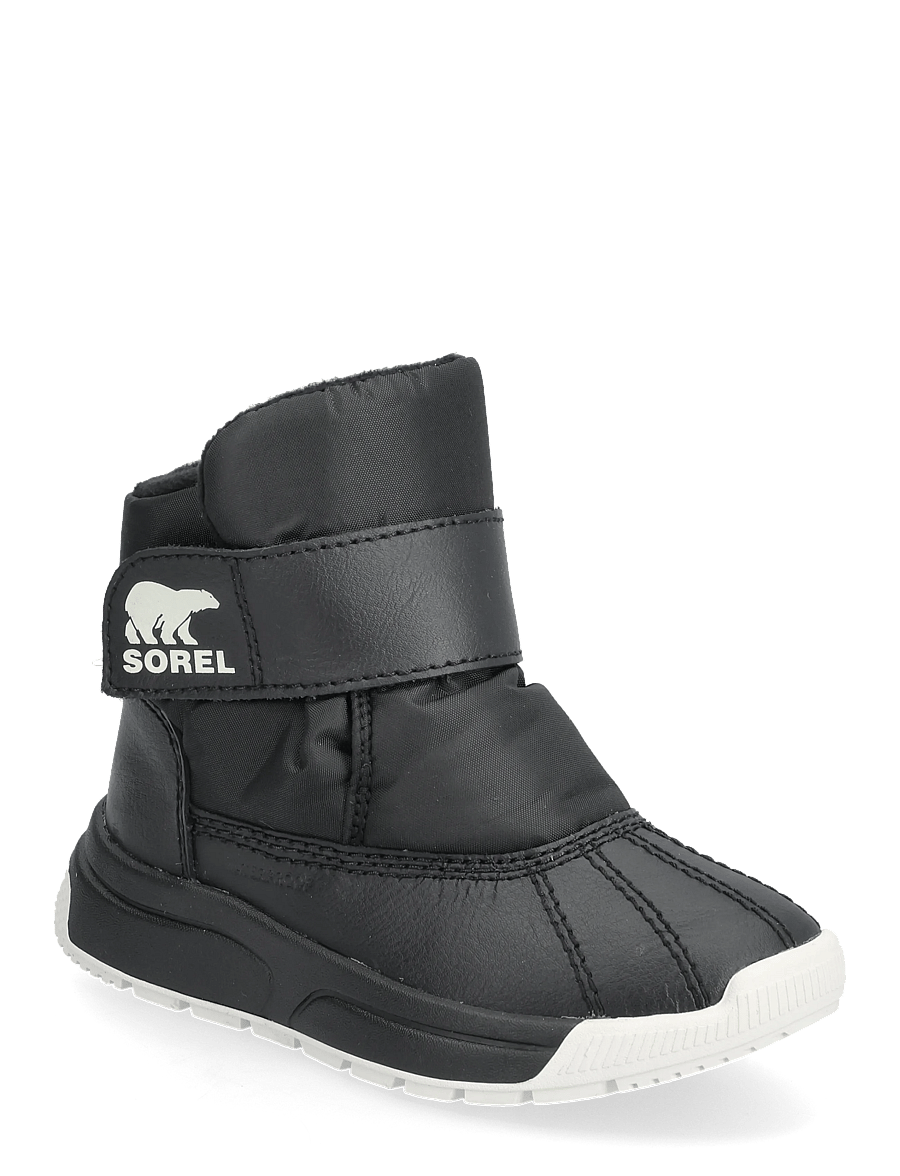 Sorel - CHILDREN'S WHITNEY III STRAP MID WP - sko - black, sea salt - 0