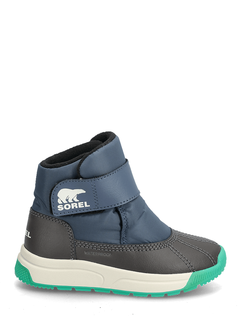 Sorel - CHILDREN'S WHITNEY III STRAP MID WP - buty - uniform blue, jet - 1