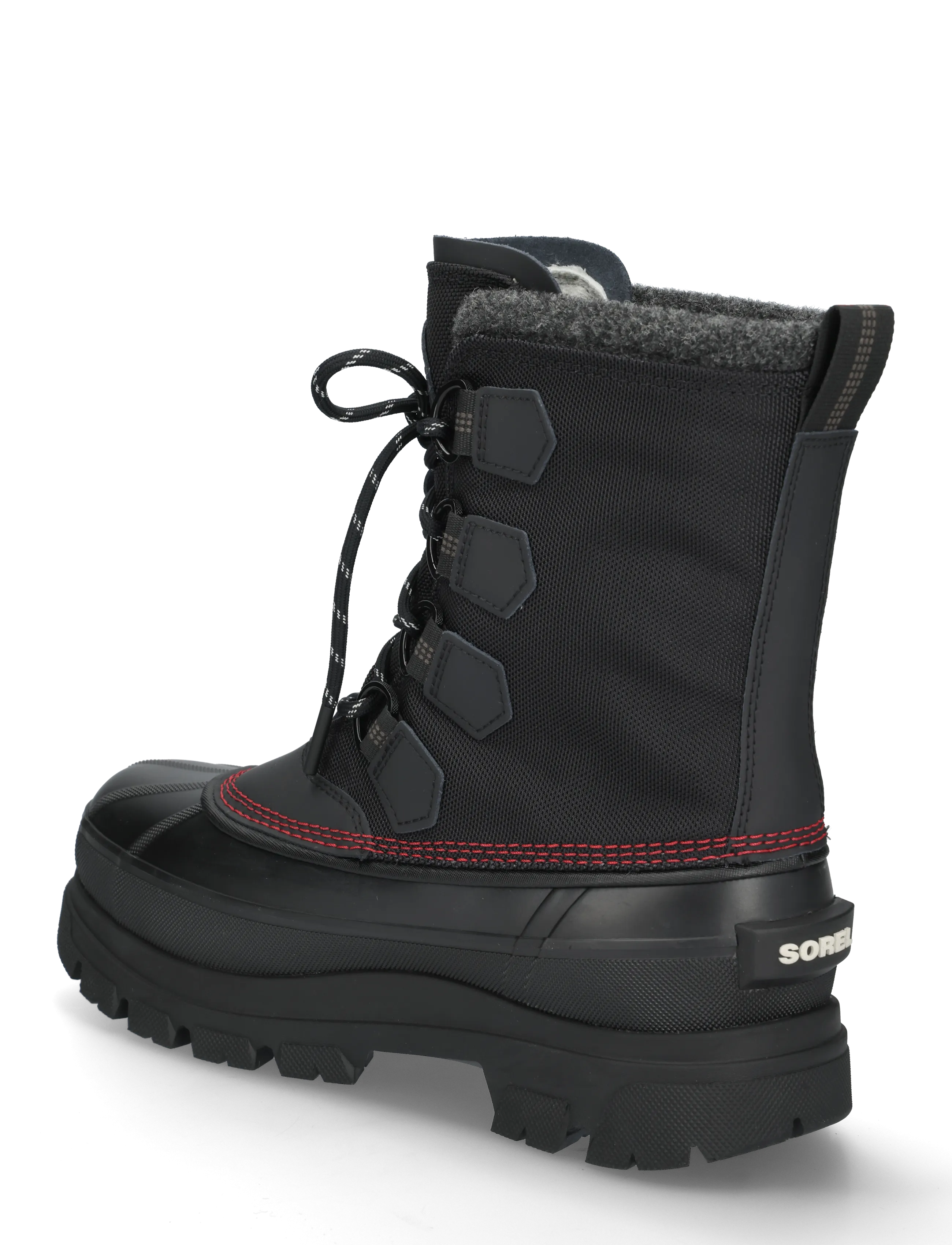 Sorel - CARIBOU HORIZON GTX - ziemas zābaki - black, bright red - 1