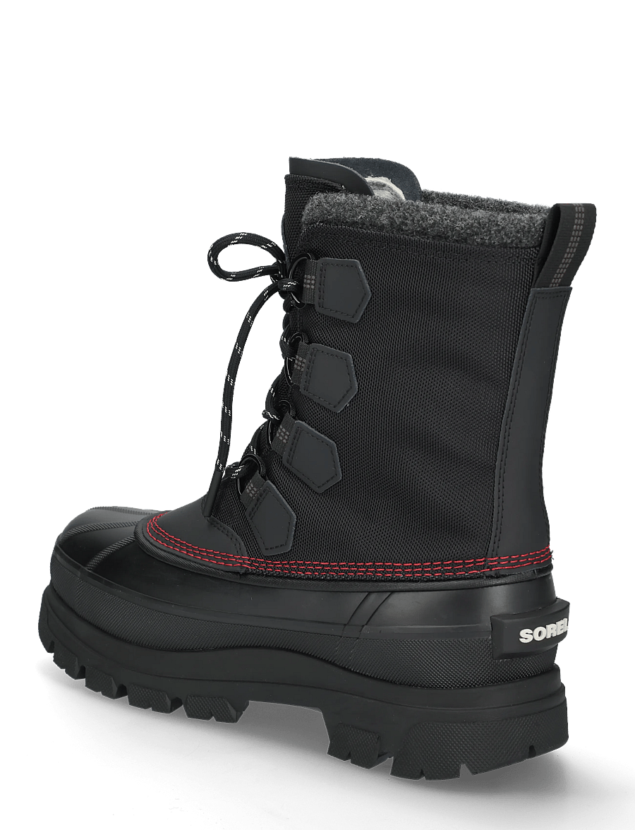 Sorel - CARIBOU HORIZON GTX - ziemas zābaki - black, bright red - 1